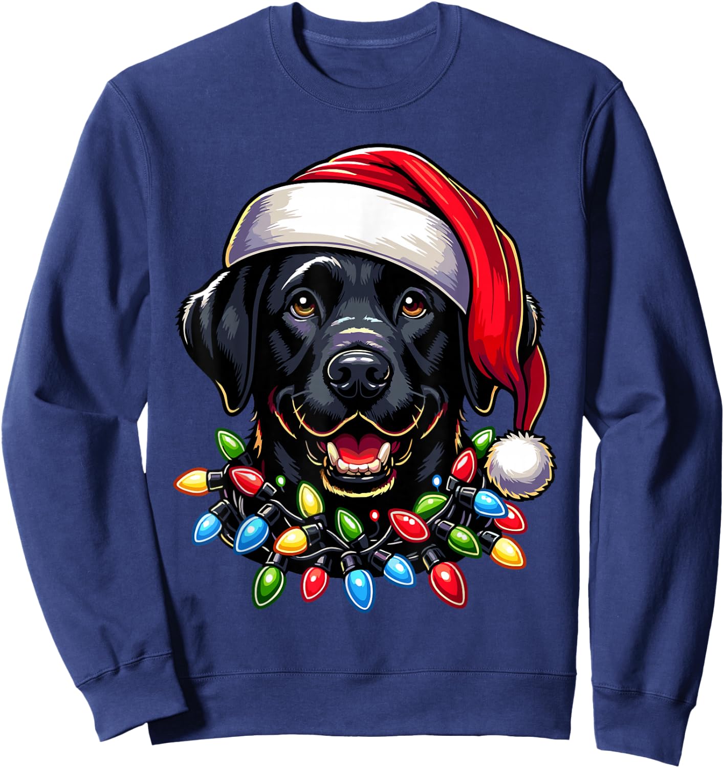 Dog Owner Xmas Men Women Favorite Labrador Retriever Sweatshirt - Sweatshirt | Navy