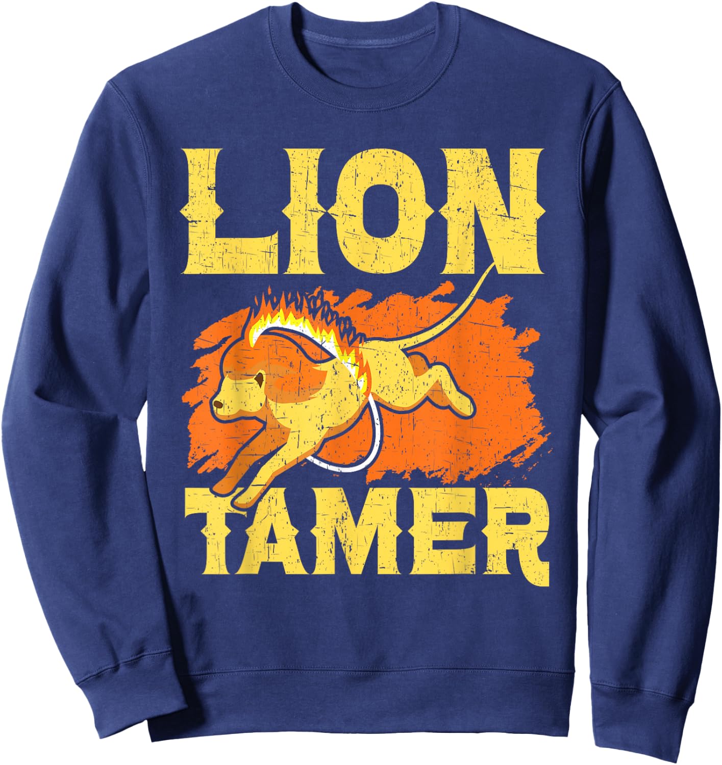 Lion Tamer Circus Staff Costume Carnival Theme Party Sweatshirt - Sweatshirt | Navy