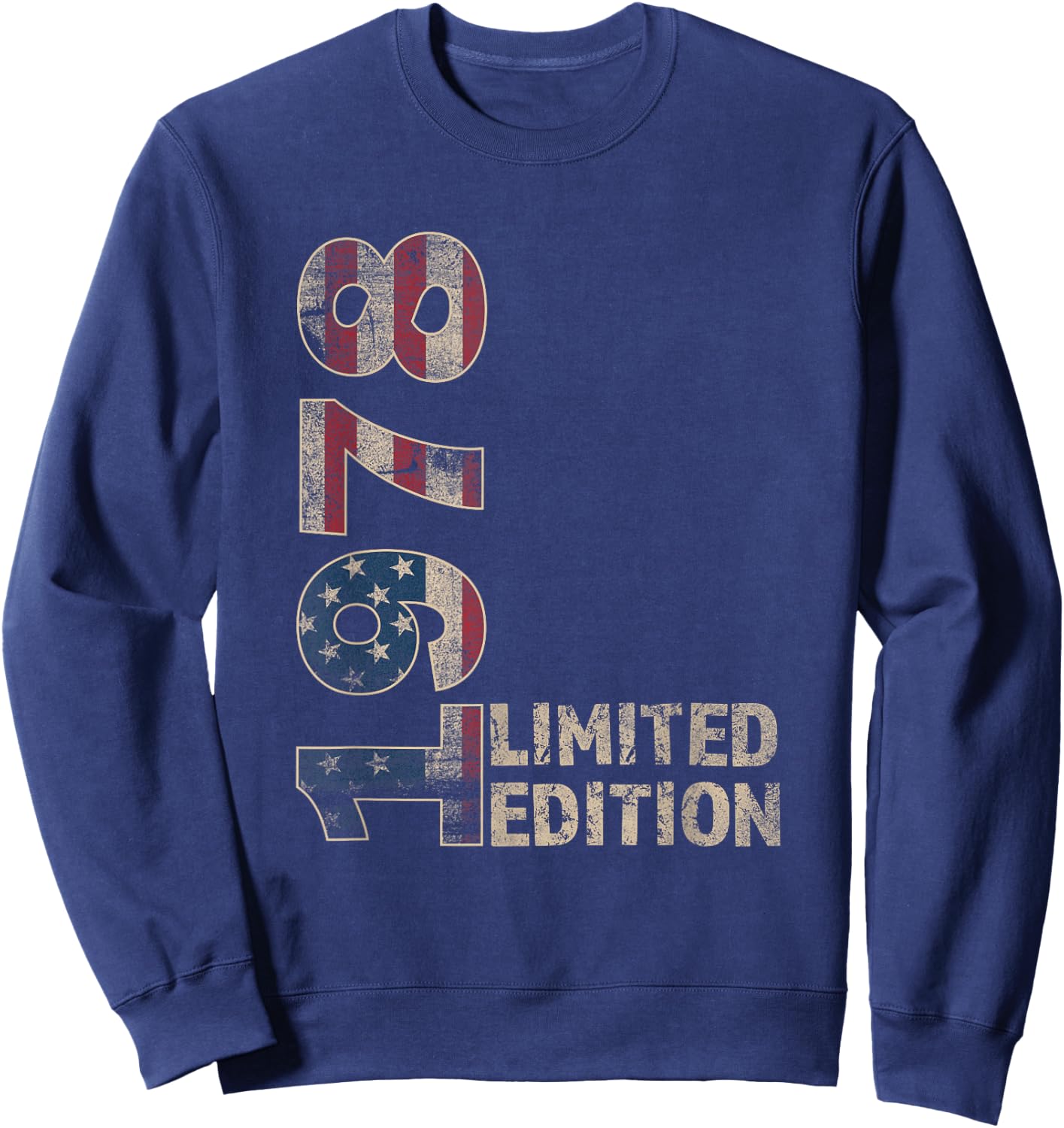 47th Birthday Gift men Vintage born 1978 turning 47 Year Old Sweatshirt - Sweatshirt | Navy