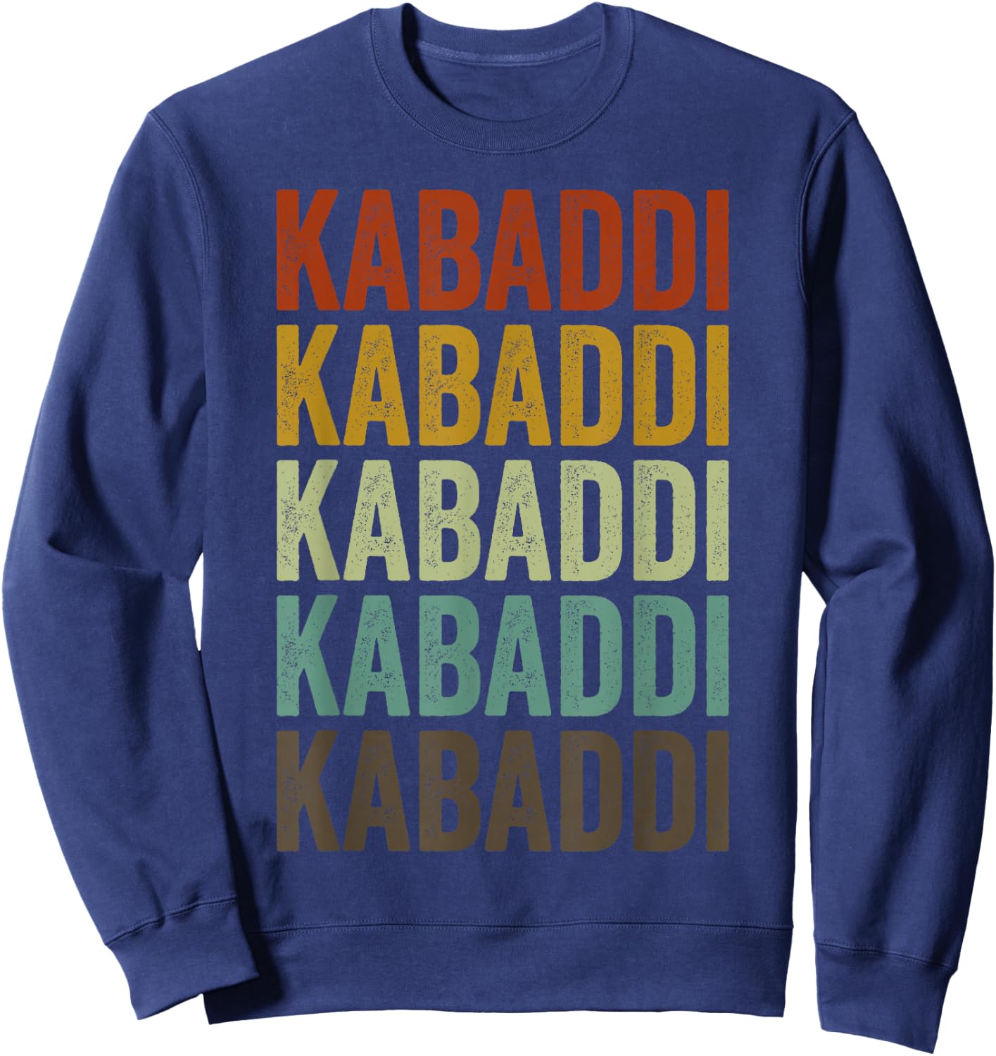 Kabaddi Sports Retro Sweatshirt - Sweatshirt | Navy
