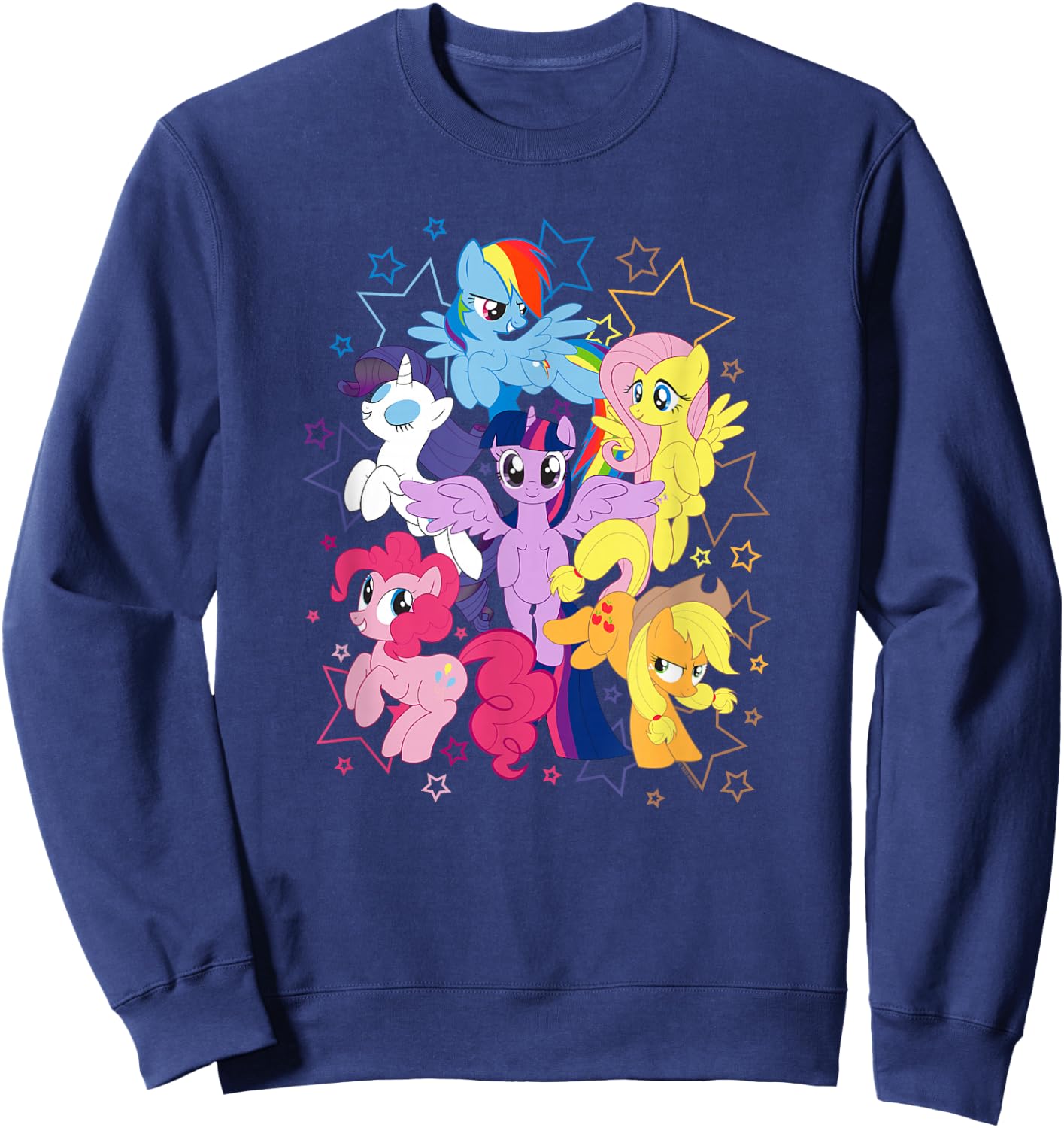 My Little Pony: Friendship is Magic Starry Group Shot Sweatshirt - Sweatshirt | Navy