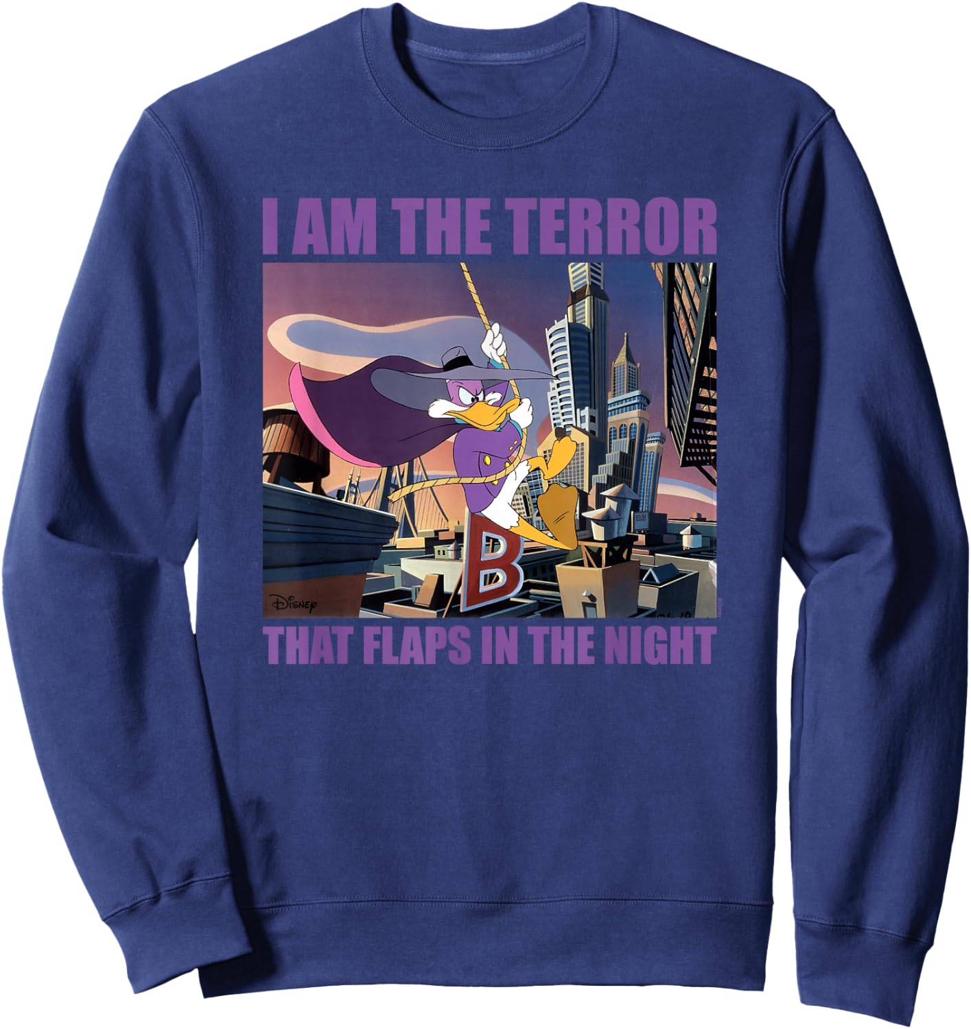 Darkwing Duck - Darkwing Duck Terror Sweatshirt - Sweatshirt | Navy