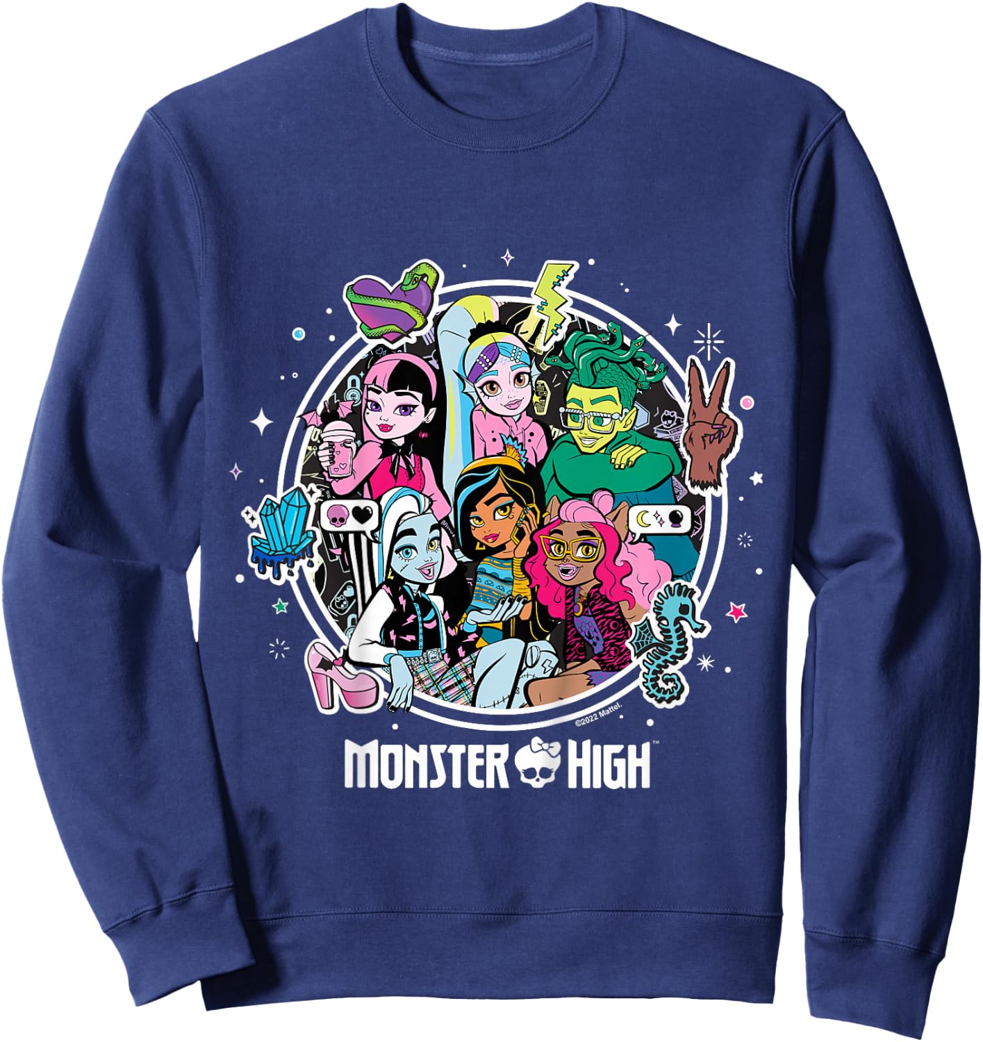 Monster High - MH Students Sweatshirt - Sweatshirt | Navy