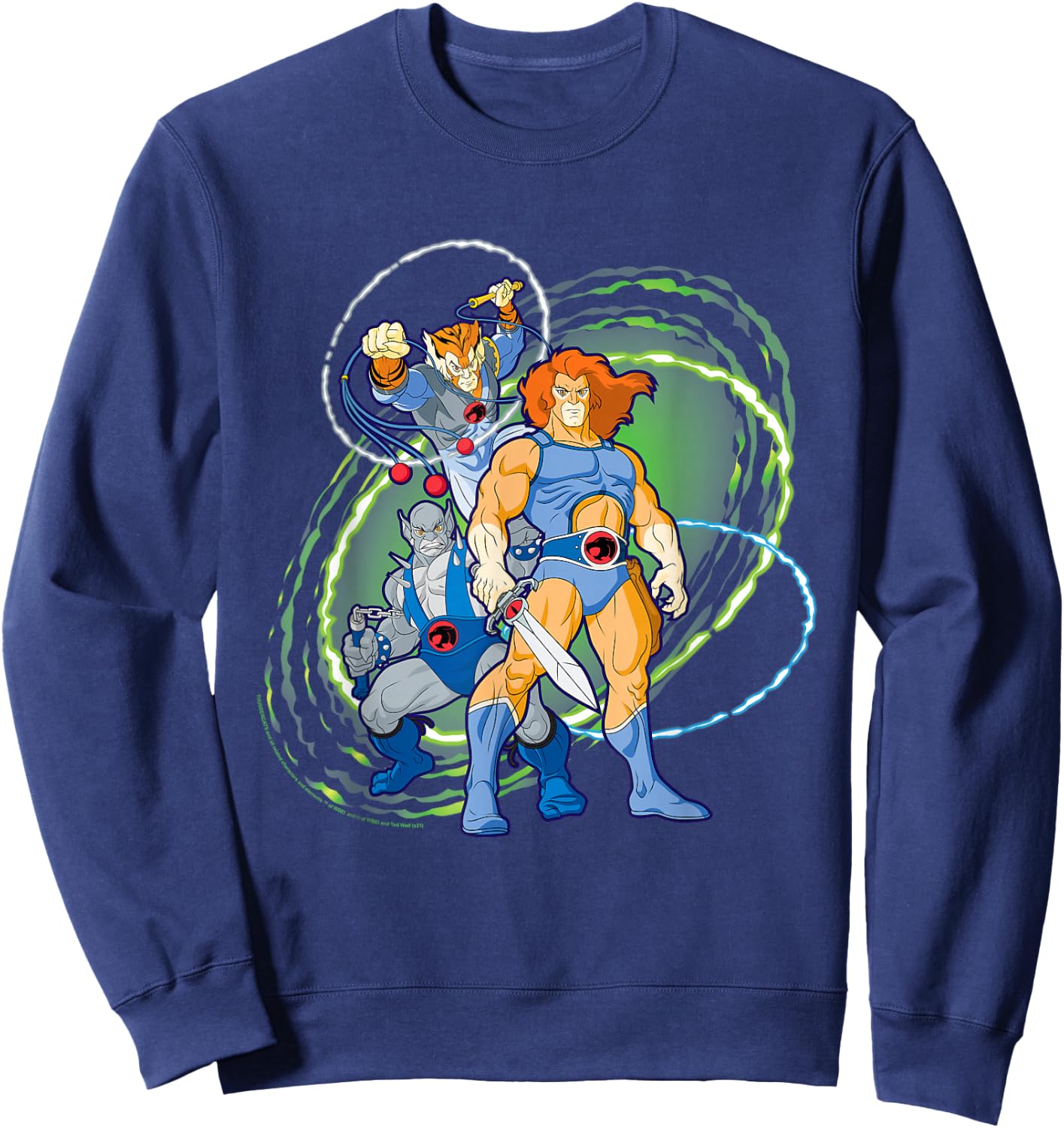ThunderCats Panthro, Tygra and Lion-O Sweatshirt - Sweatshirt | Navy