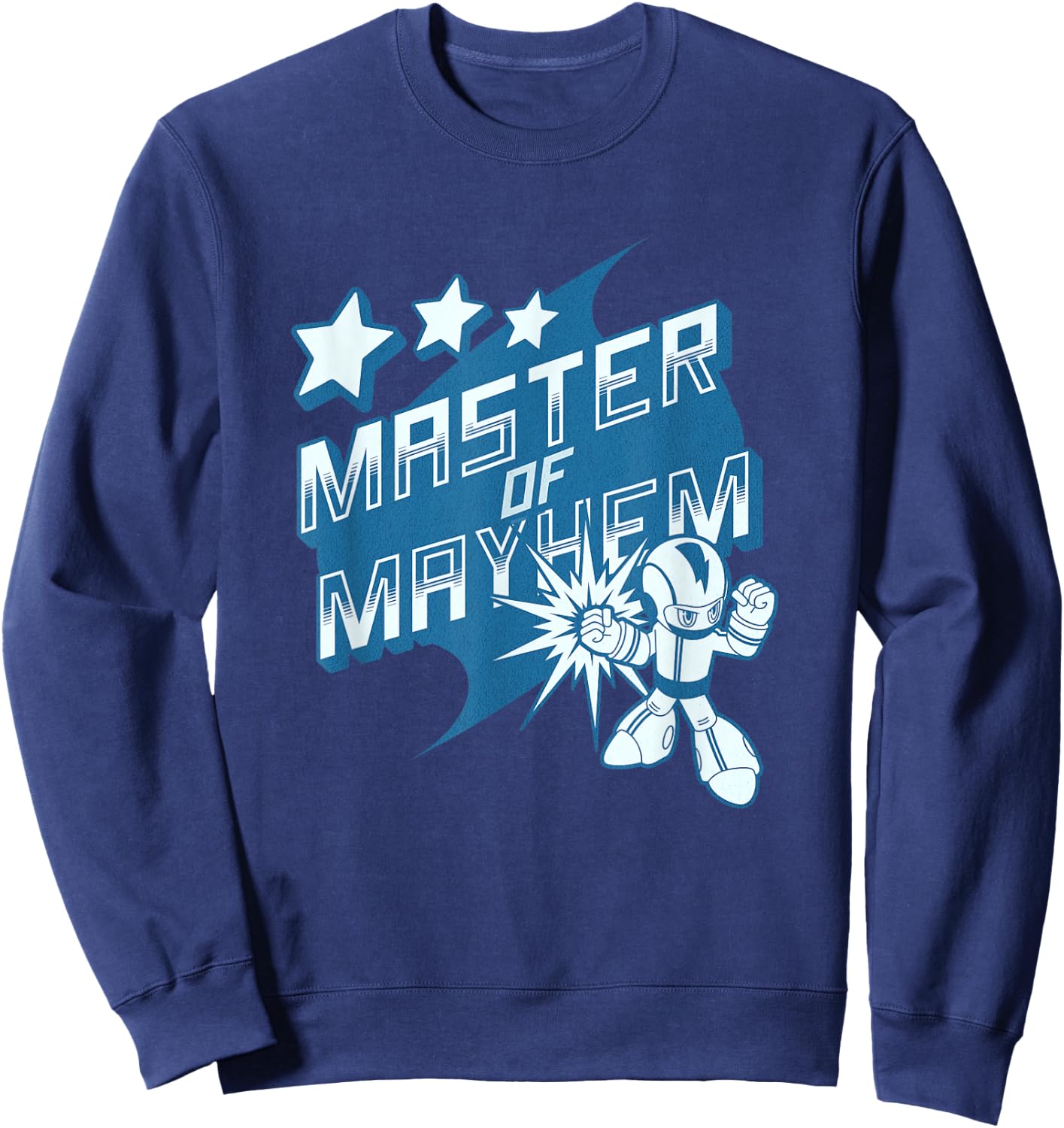 Gamer Master of Mayhem Casual Comfortable and Funny Sweatshirt - Sweatshirt | Navy