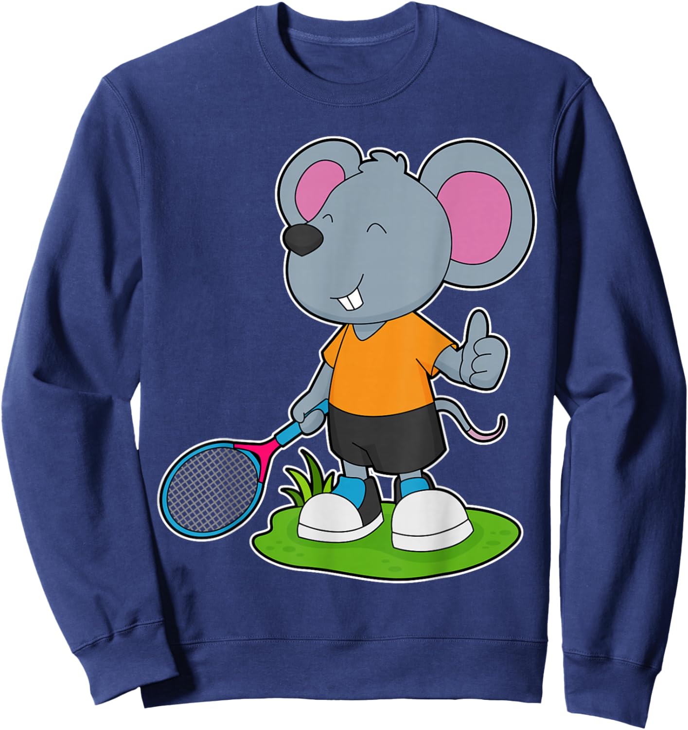 Mouse Tennis Tennis racket Sports Sweatshirt - Sweatshirt | Navy
