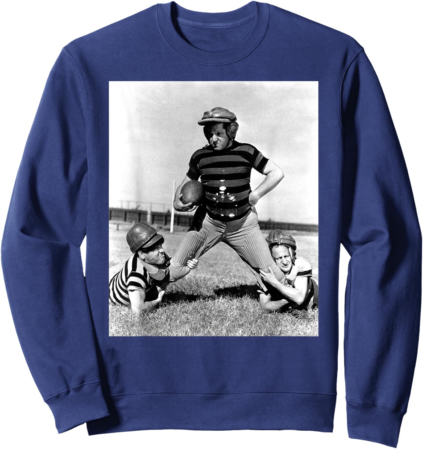 Three Stooges – Tackling Curly Sweatshirt - Sweatshirt | Navy