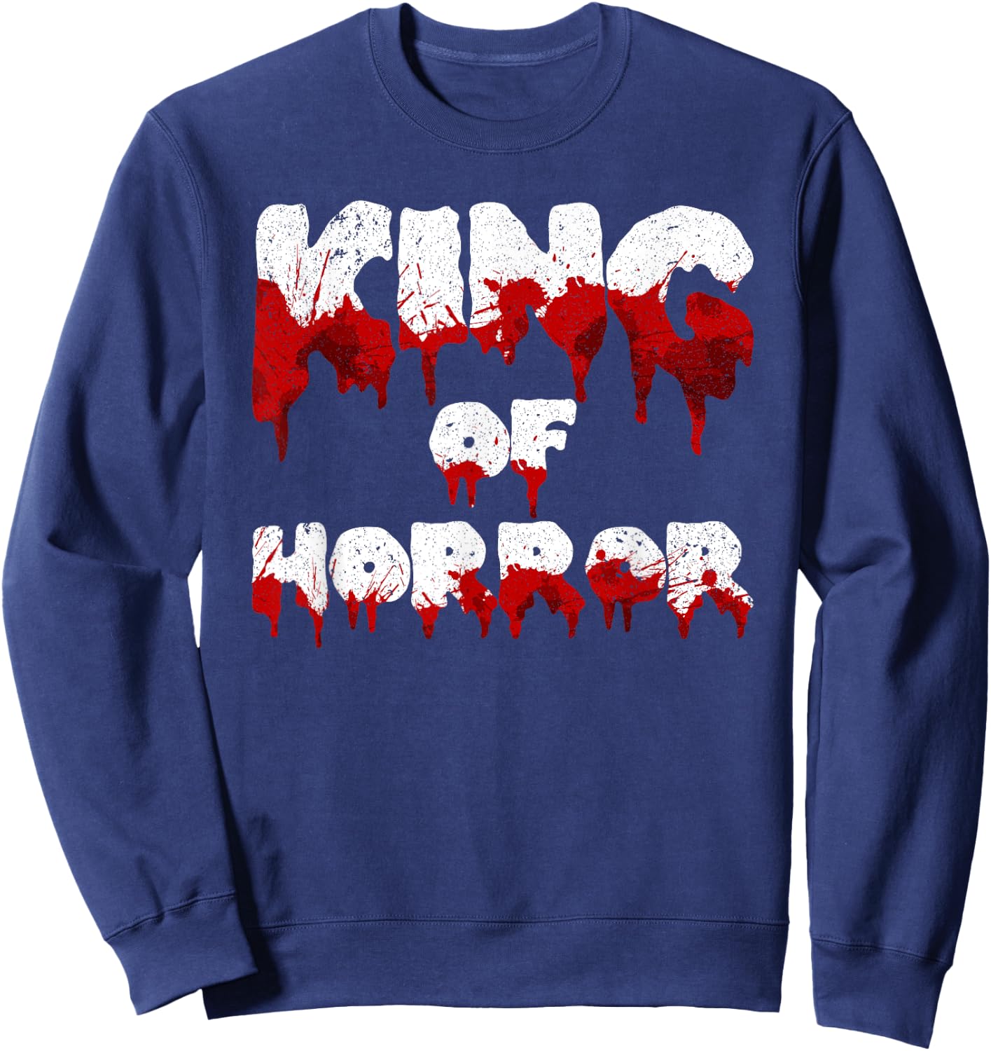 Cool Horror Movie Boys Scary Halloween Horror Lovers Sweatshirt - Sweatshirt | Navy