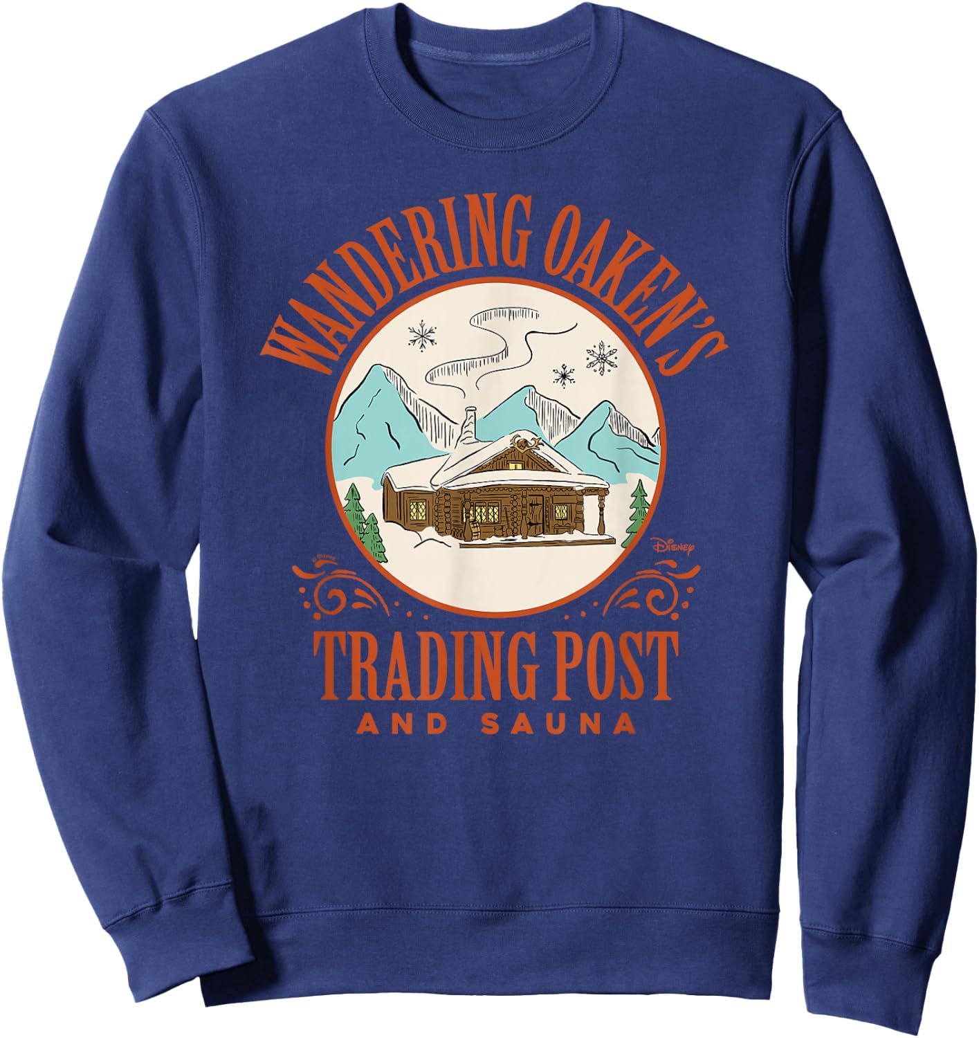 Frozen - Wandering Oaken's Trading Post & Sauna Sweatshirt - Sweatshirt | Navy