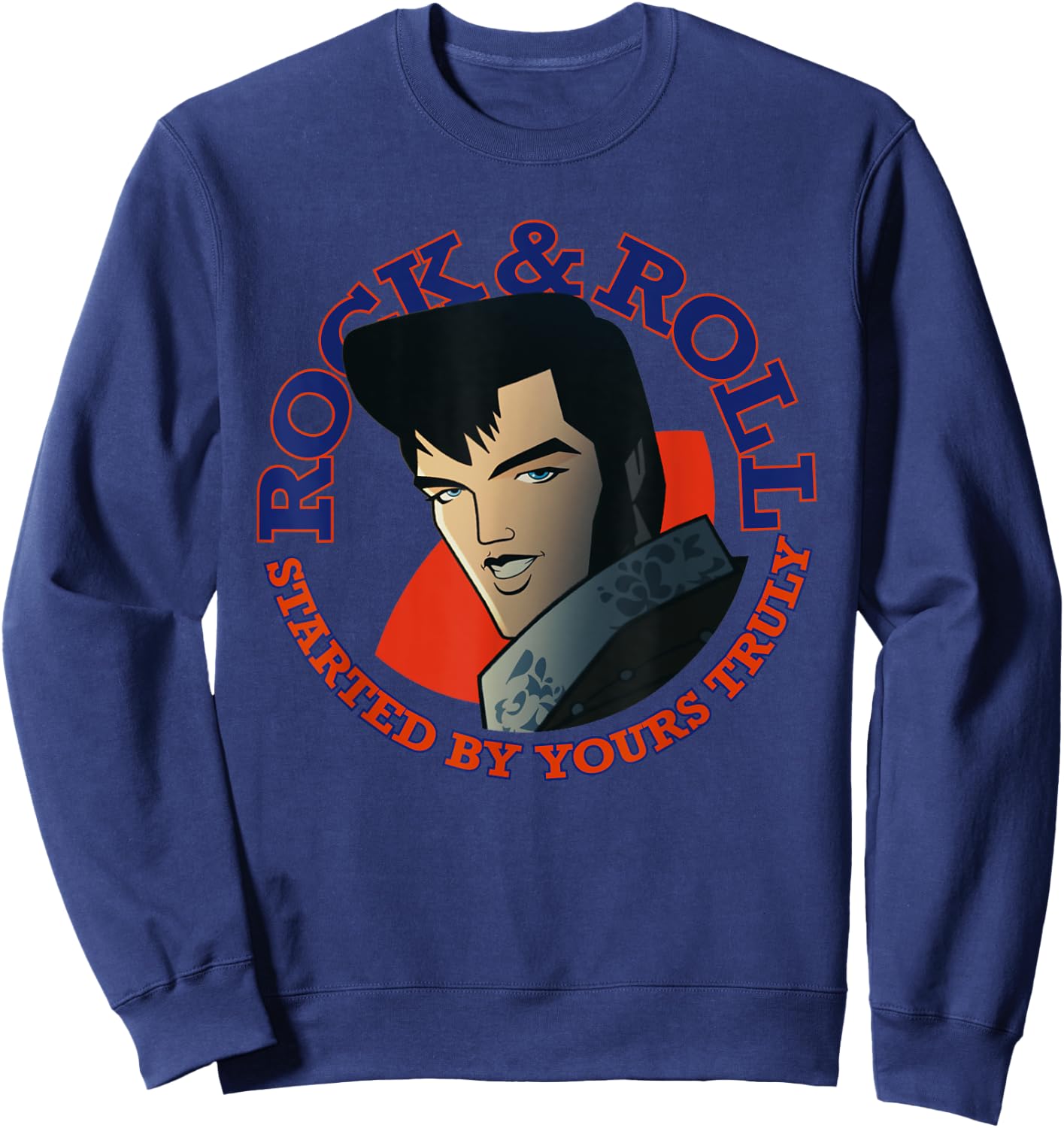 Agent Elvis Rock & Roll Sweatshirt - Sweatshirt | Navy