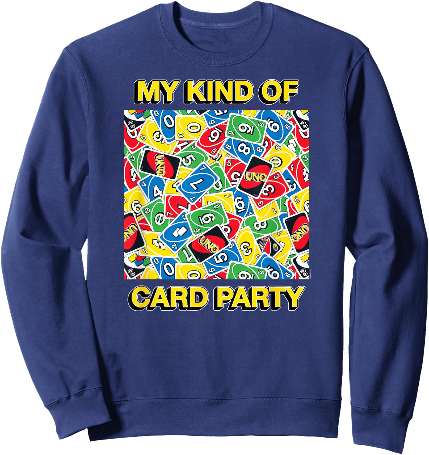 UNO - My Kind Of Card Party Sweatshirt - Sweatshirt | Navy