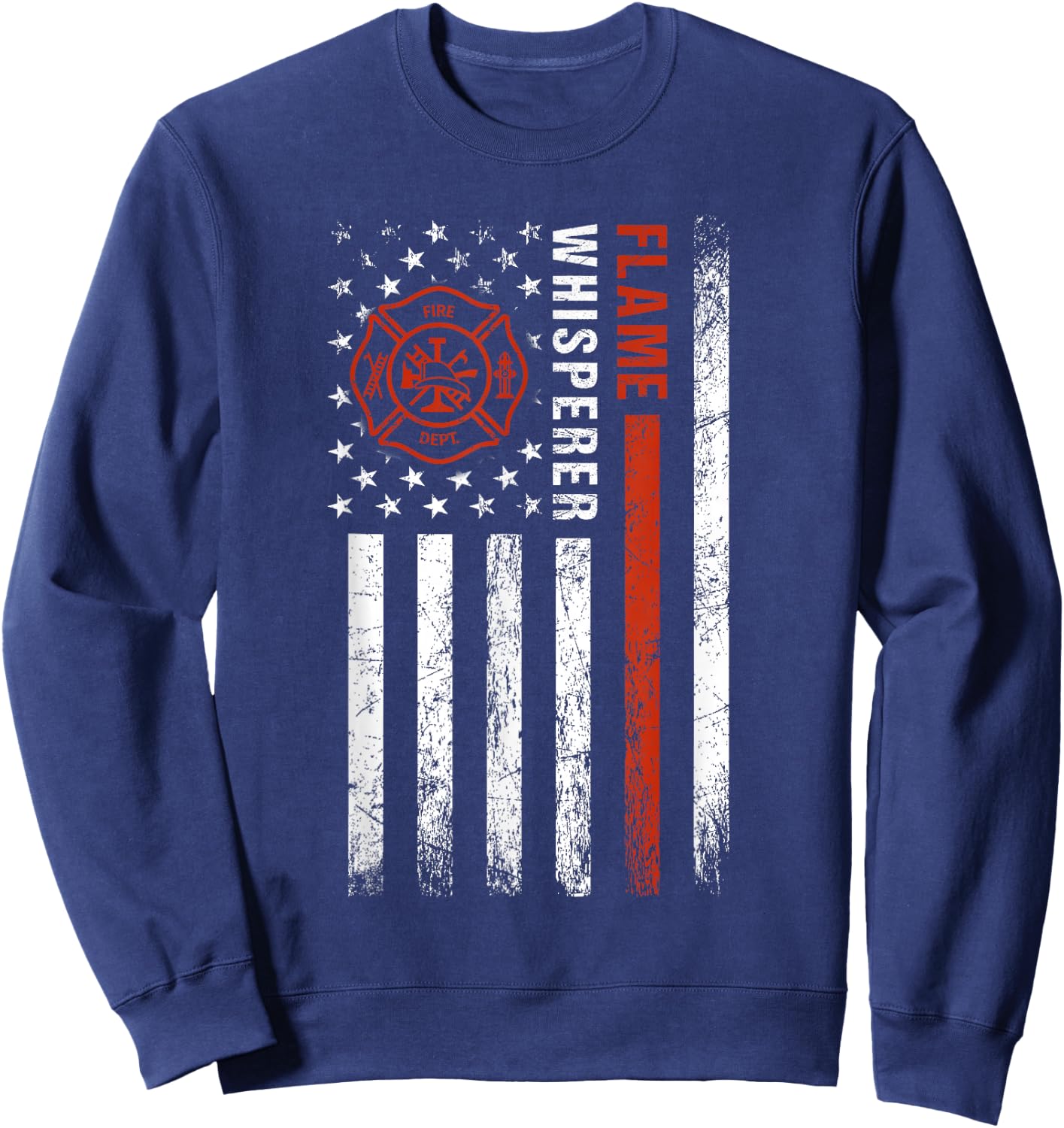 Funny Firefighting Fireman - Volunteer Firefighters Sweatshirt - Sweatshirt | Navy