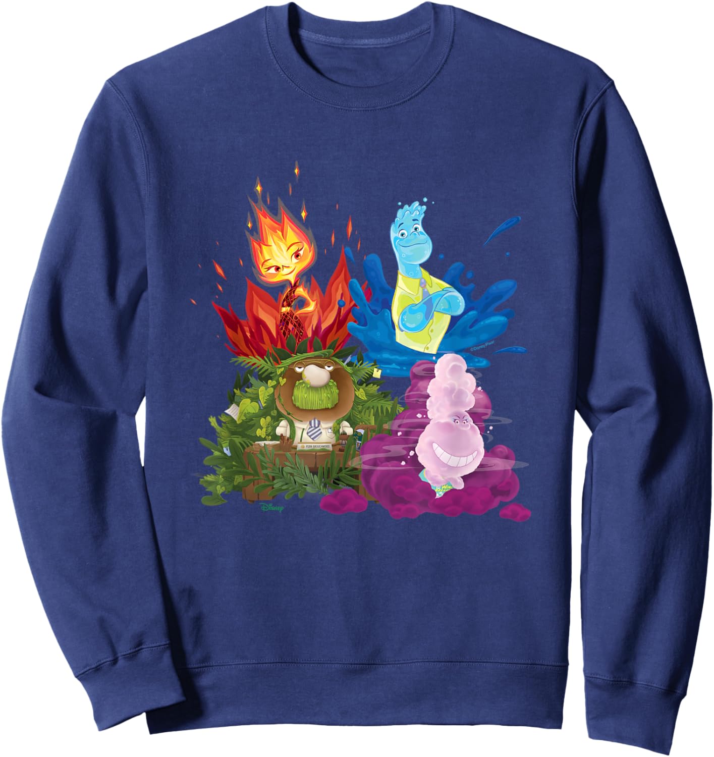 Elemental - Ember Lumen Wade Ripple Clod Gale Cumulus Group Sweatshirt - Sweatshirt | Navy