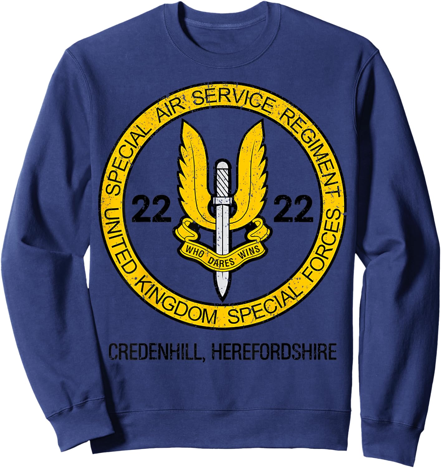Vintage Mod 30 SAS Special Air Service Sweatshirt - Sweatshirt | Navy