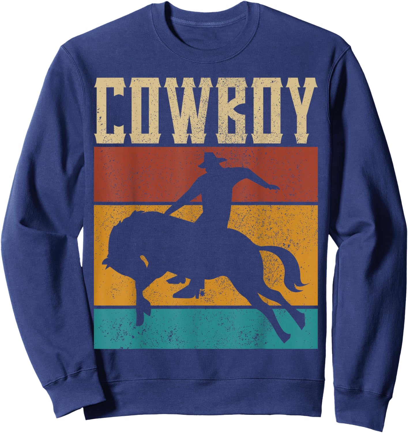 Western Outfits Nashville Men Boys Kids Country Rodeo Cowboy Sweatshirt - Sweatshirt | Navy