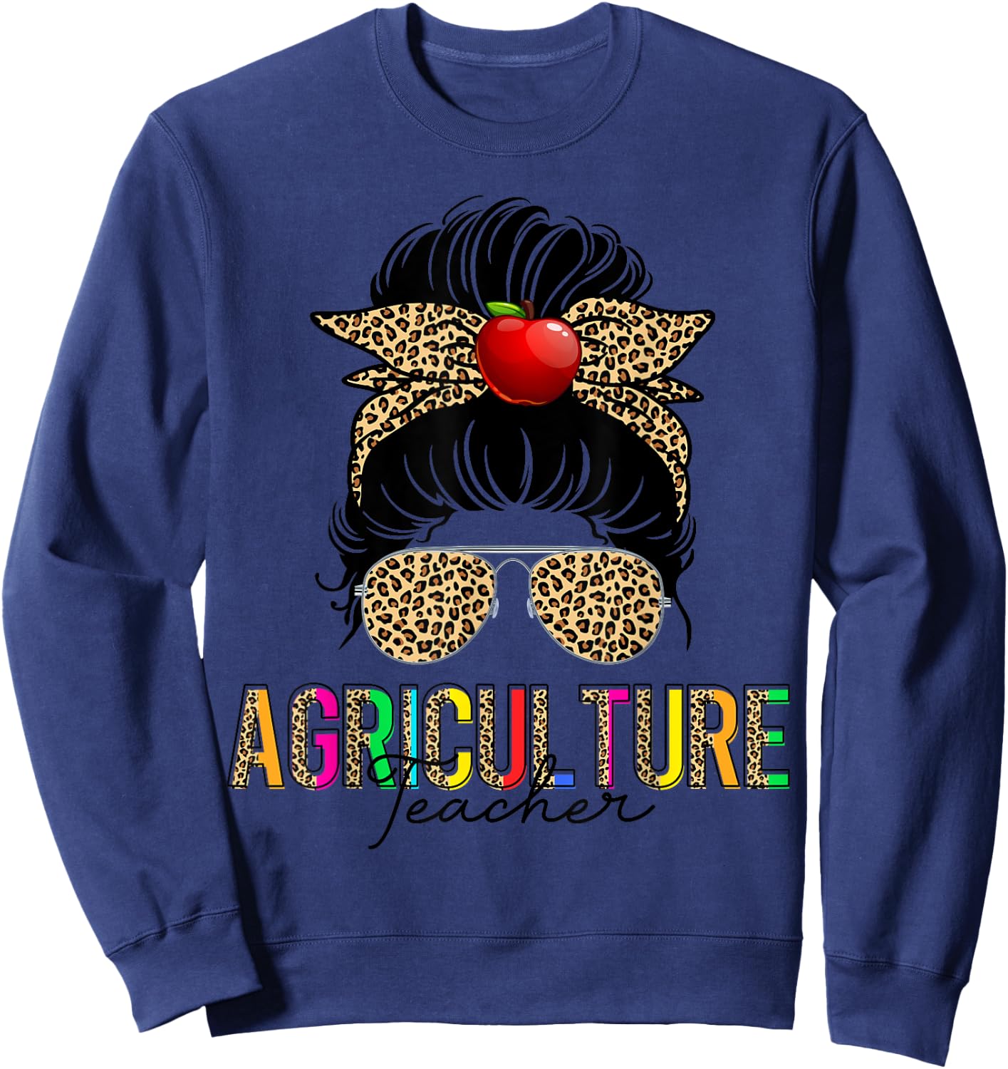Agriculture Teachers Squad AG Teacher Back To School Men Women Sweatshirt - Sweatshirt | Navy
