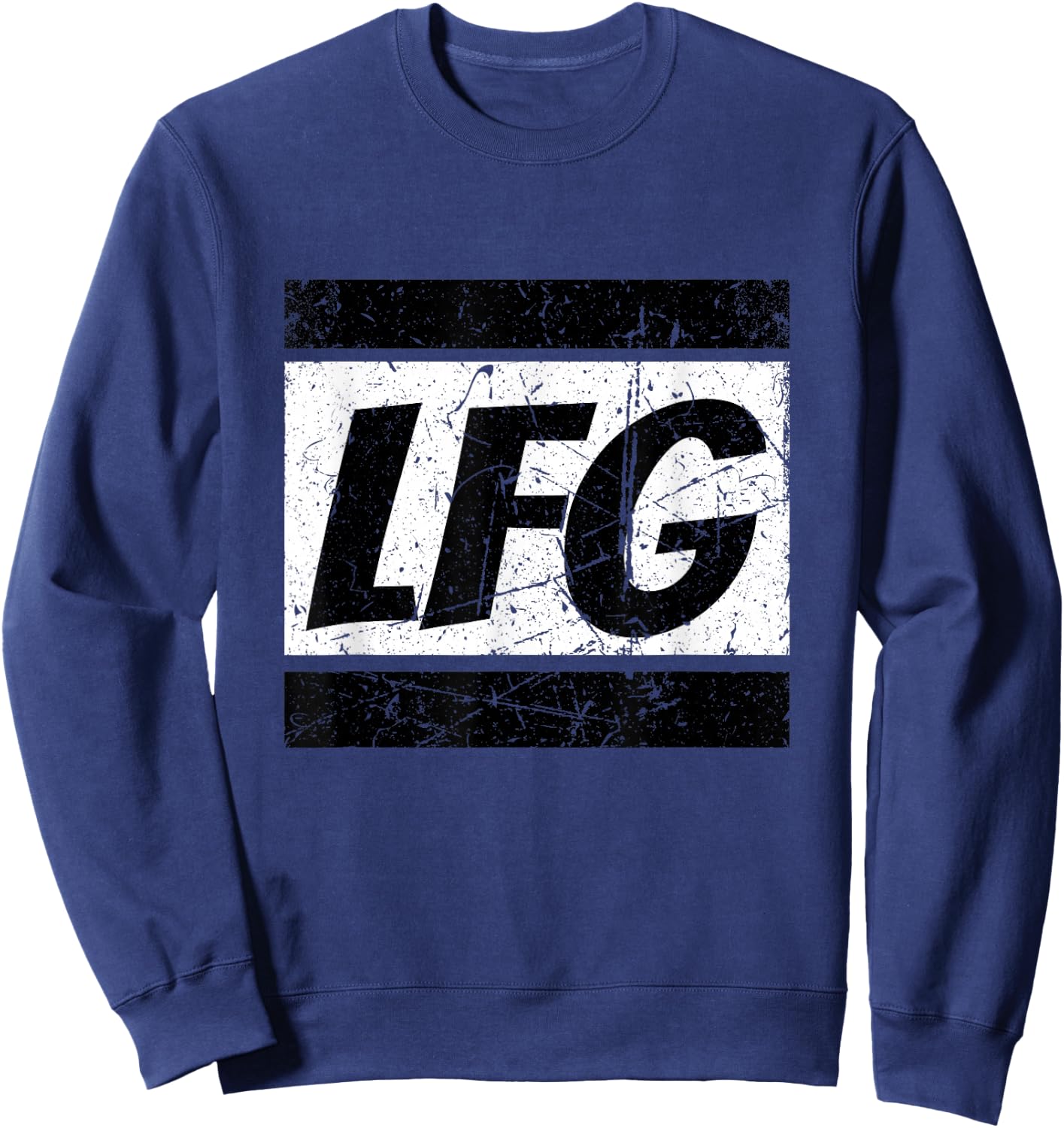 Retro LFG USA Soccer Equal Pay Soccer Girls Sweatshirt - Sweatshirt | Navy