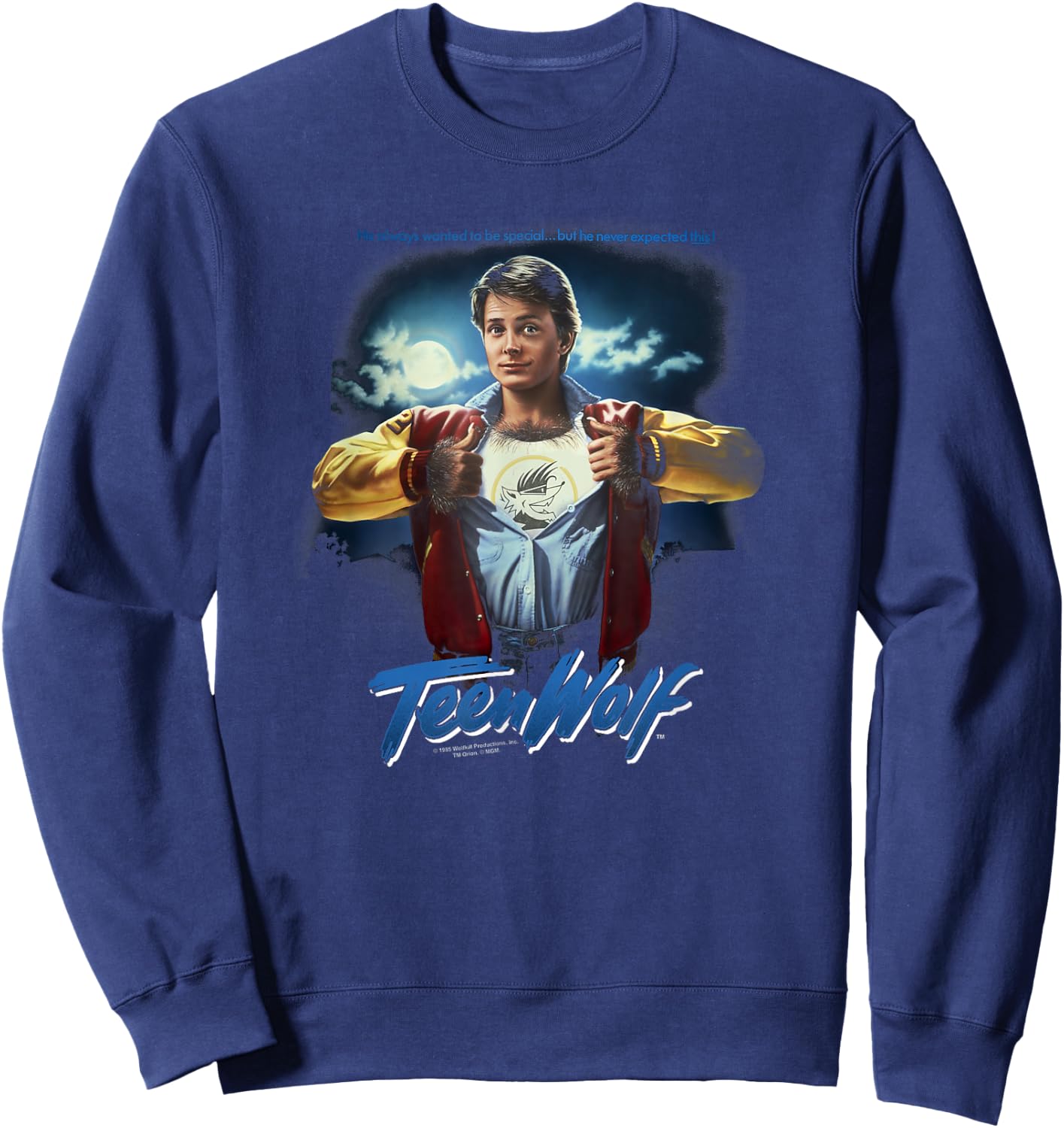 Teen Wolf Poster Sweatshirt - Sweatshirt | Navy