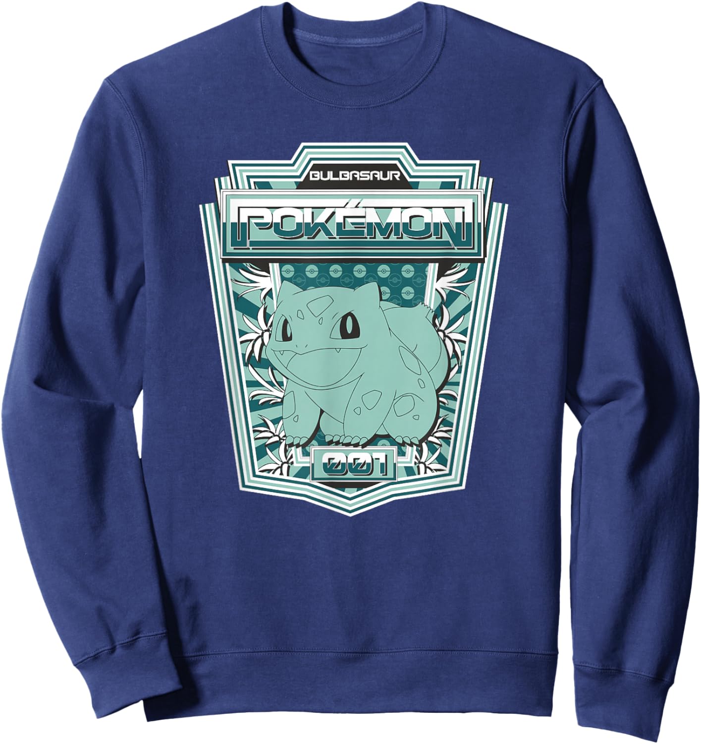 Pokémon Bulbasaur 001 Color Pop Badge Sweatshirt - Sweatshirt | Navy