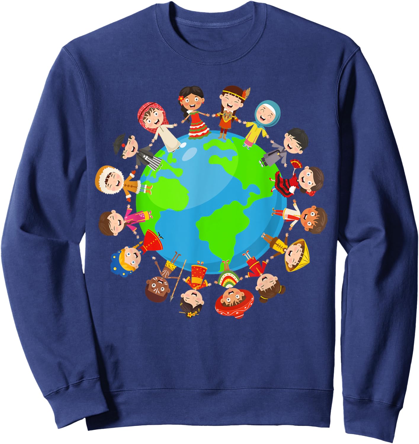 Earth Day 2023 Environmental Nature Planet | & Sweatshirt - Sweatshirt | Navy
