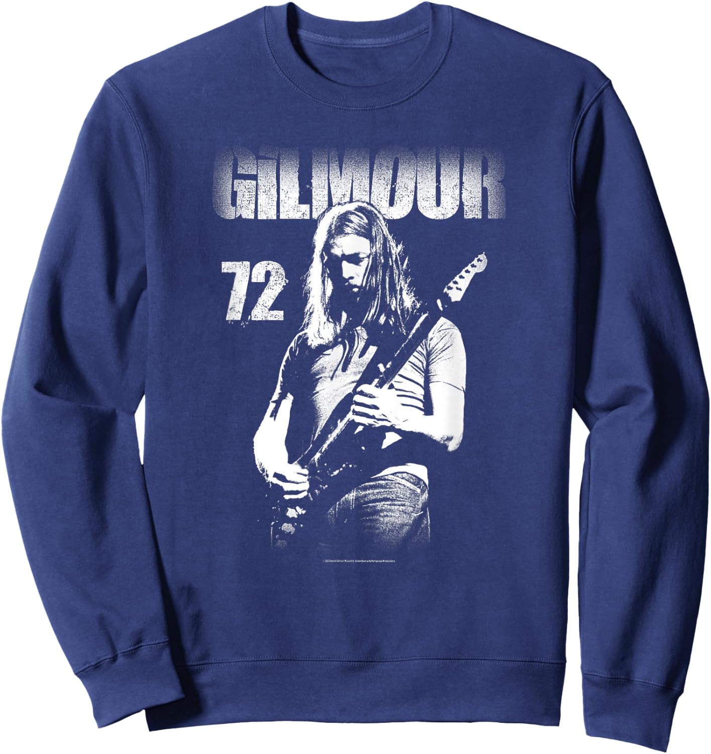 David Gilmour 1972 Photo Sweatshirt - Sweatshirt | Navy