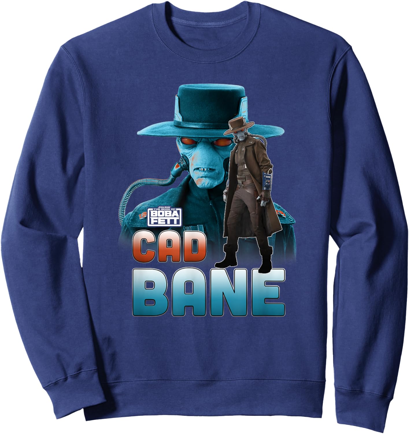 Star Wars The Book Of Boba Fett Cad Bane Character poster Sweatshirt - Sweatshirt | Navy