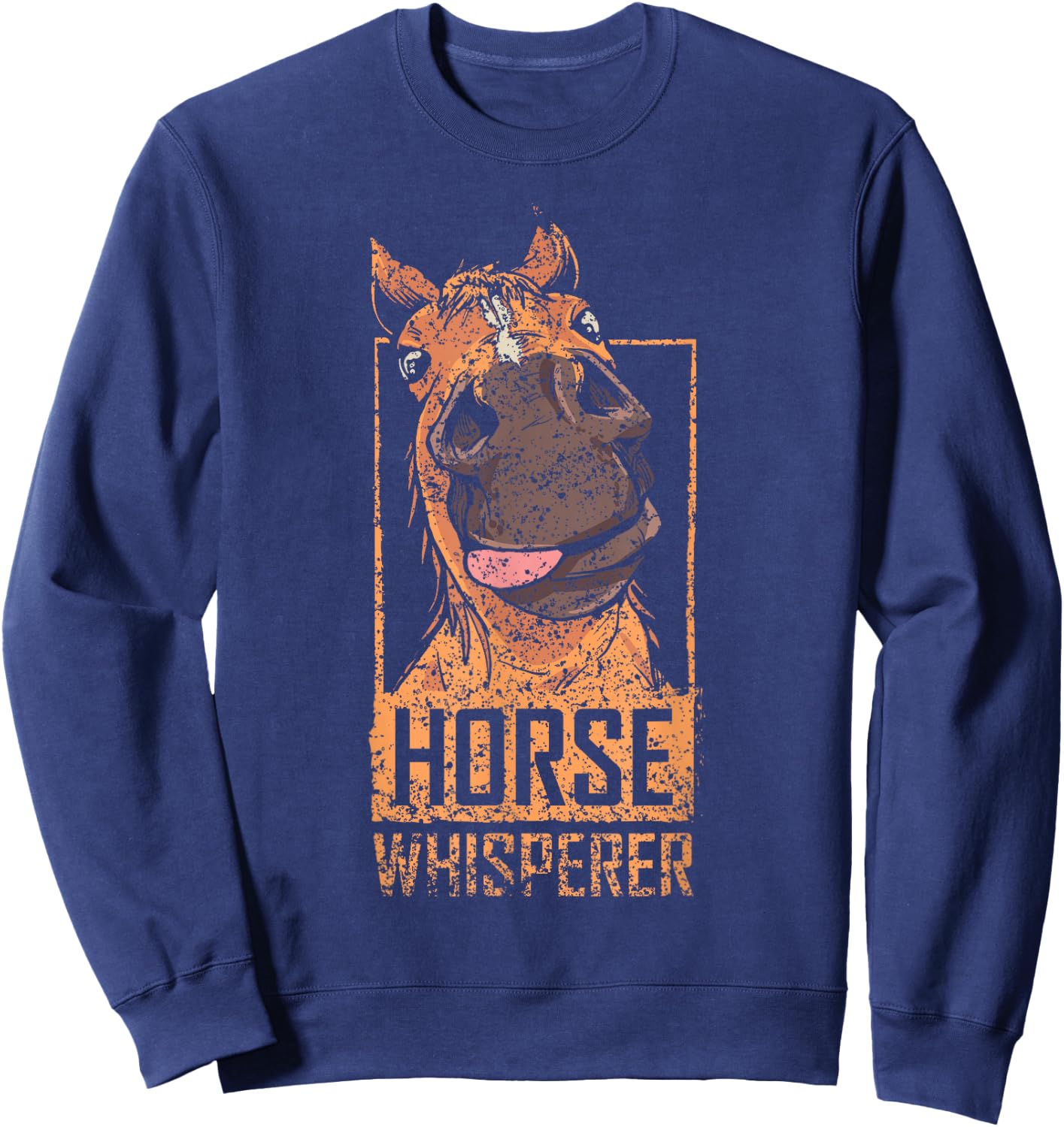Horse Whisperer Equestrian Lover Rider Riding Sweatshirt - Sweatshirt | Navy