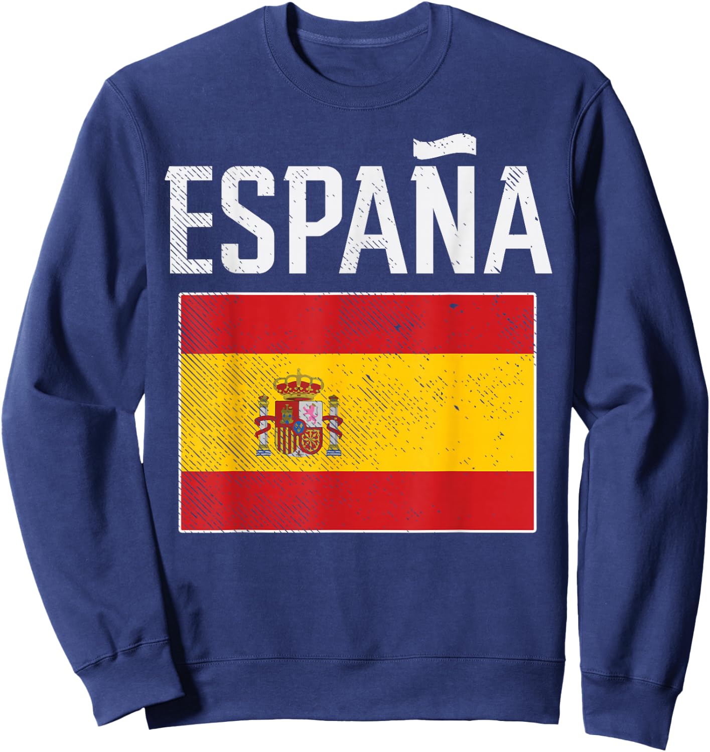 Espana Spain Flag Spanish Soccer Men Women Kids Boys Girl Sweatshirt - Sweatshirt | Navy