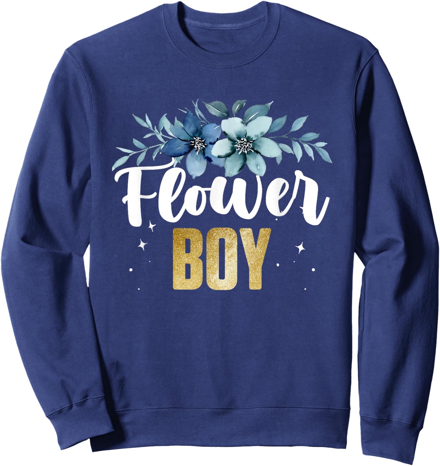Flower Boy for Wedding Tradition Sweatshirt - Sweatshirt | Navy