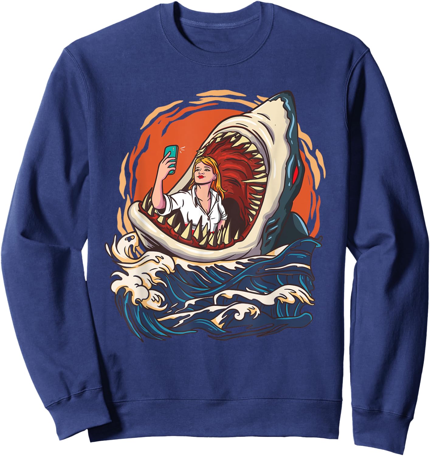 Shark Sweatshirt - Sweatshirt | Navy