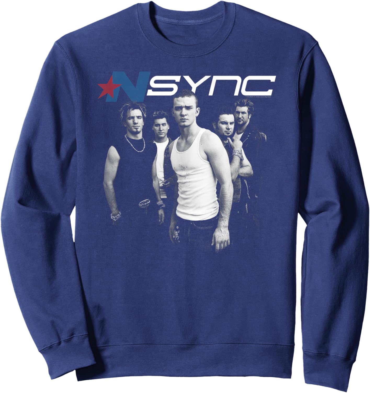 NSYNC Official Never Stop Sweatshirt - Sweatshirt | Navy