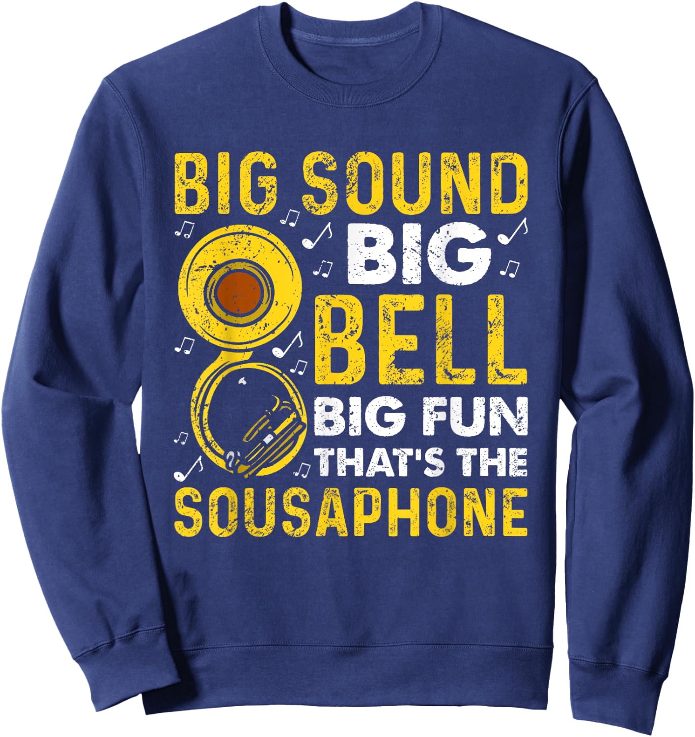 Funny sousaphone brass band player marching band Sousaphone Sweatshirt - Sweatshirt | Navy