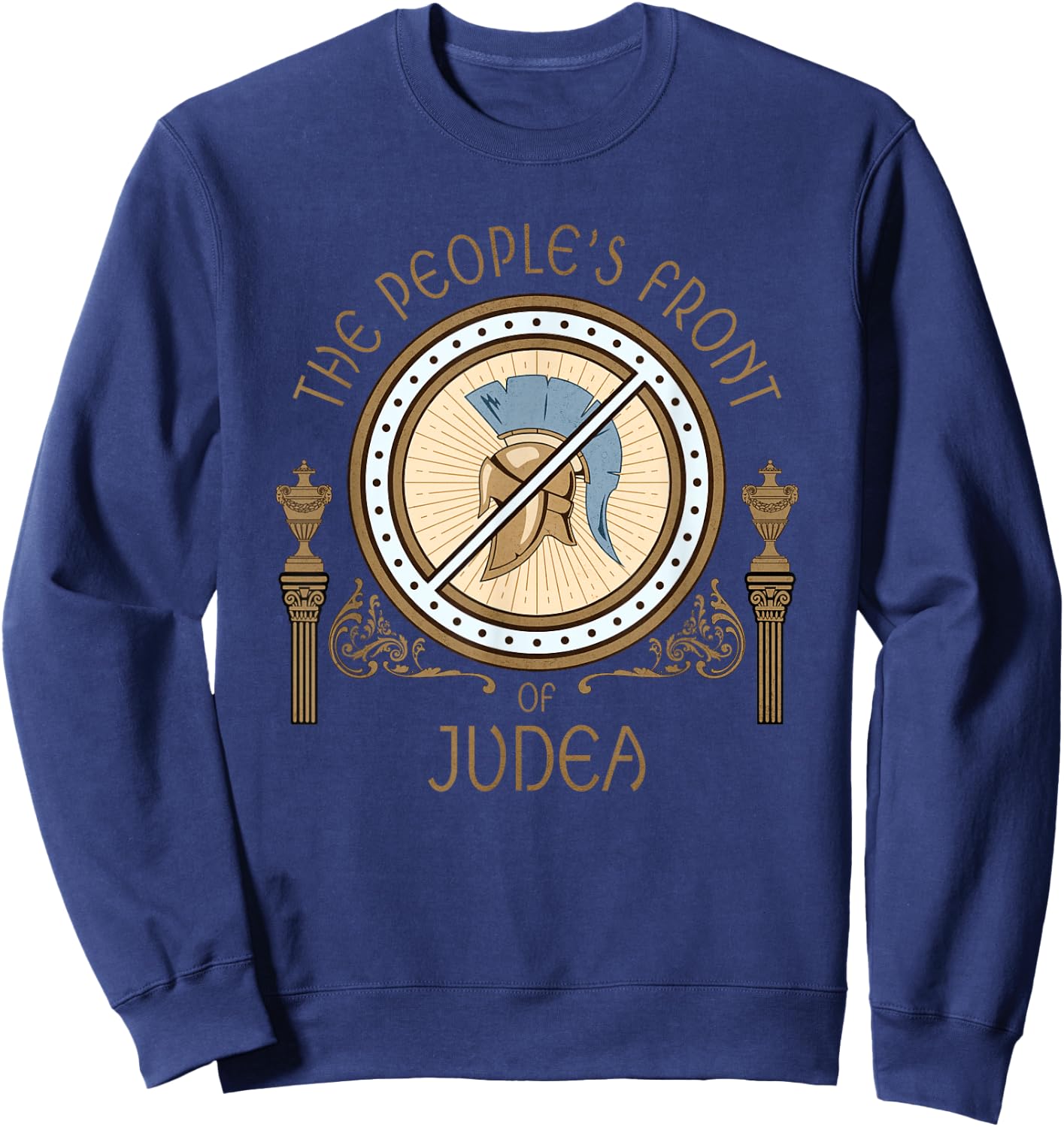 Aura Apparel Life of Brian People's Front of Judea Sweatshirt - Sweatshirt | Navy