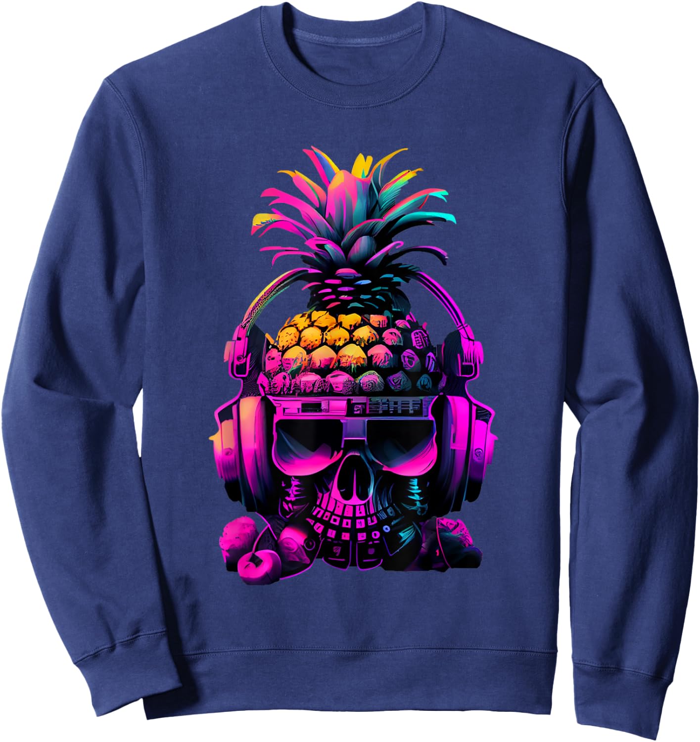 EDM Music Rave Festival Techno Sweatshirt - Sweatshirt | Navy
