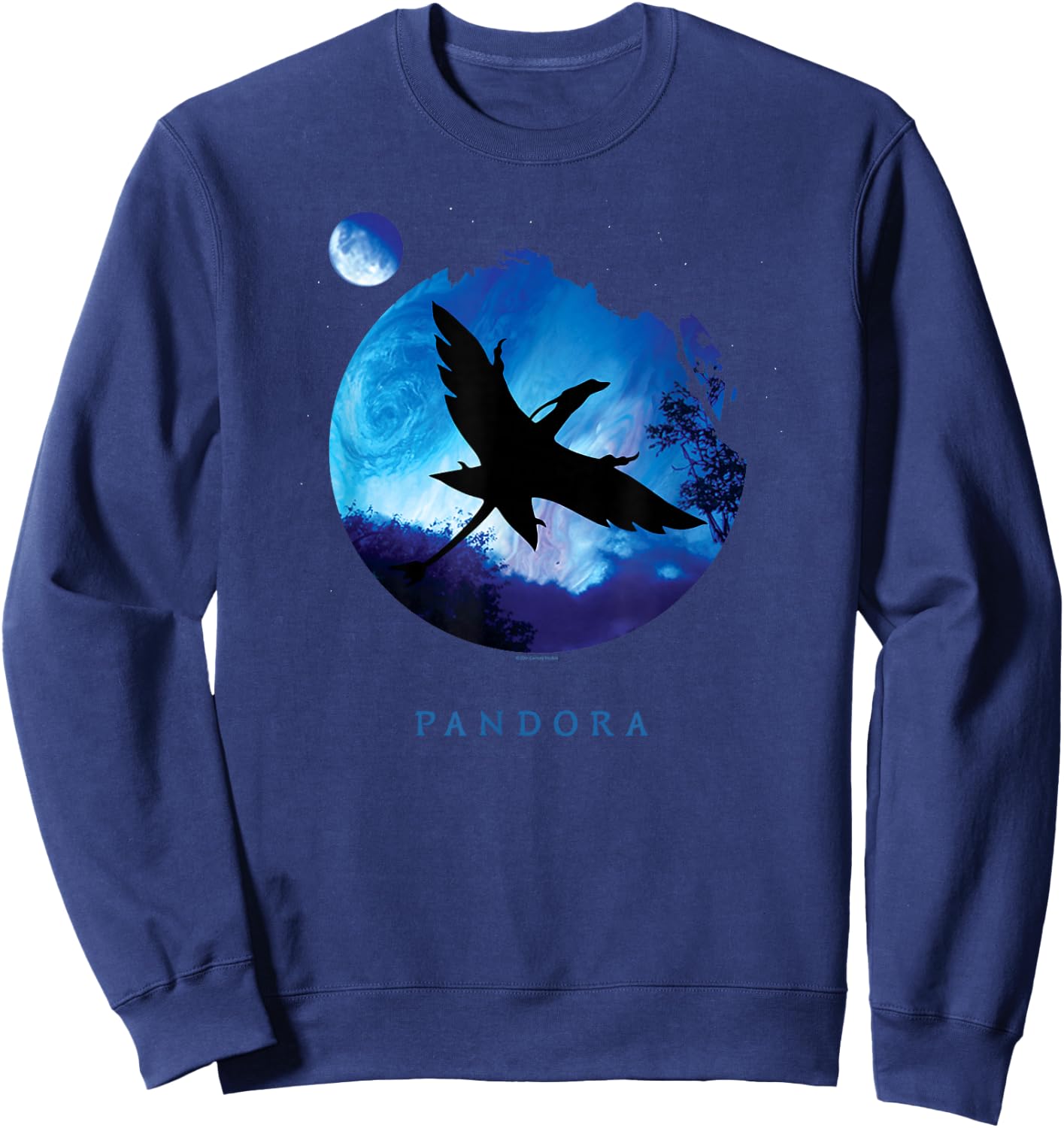 Avatar Pandora Creature Mountain Banshee in Night Sky Sweatshirt - Sweatshirt | Navy
