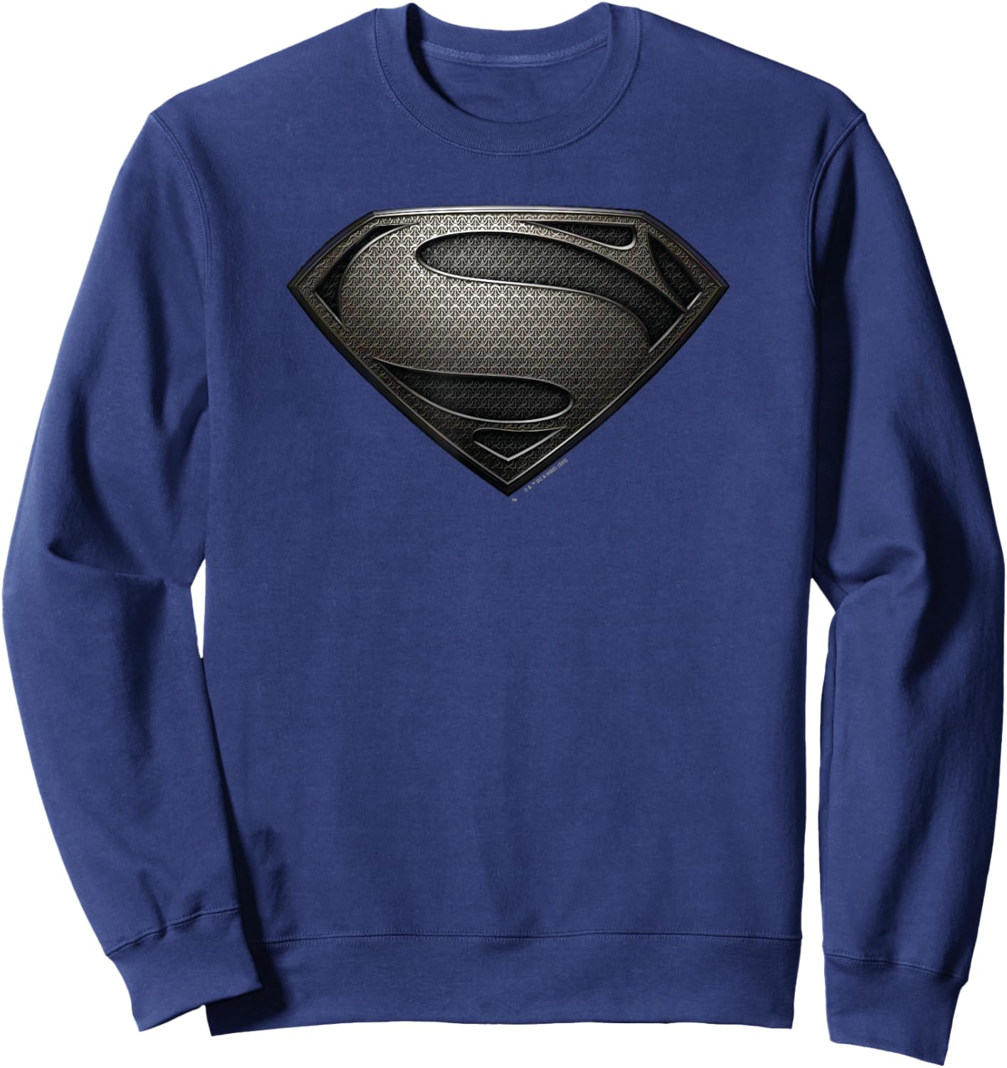 DC Comics Superman Black Kryptonian Symbol of Hope Sweatshirt - Sweatshirt | Navy