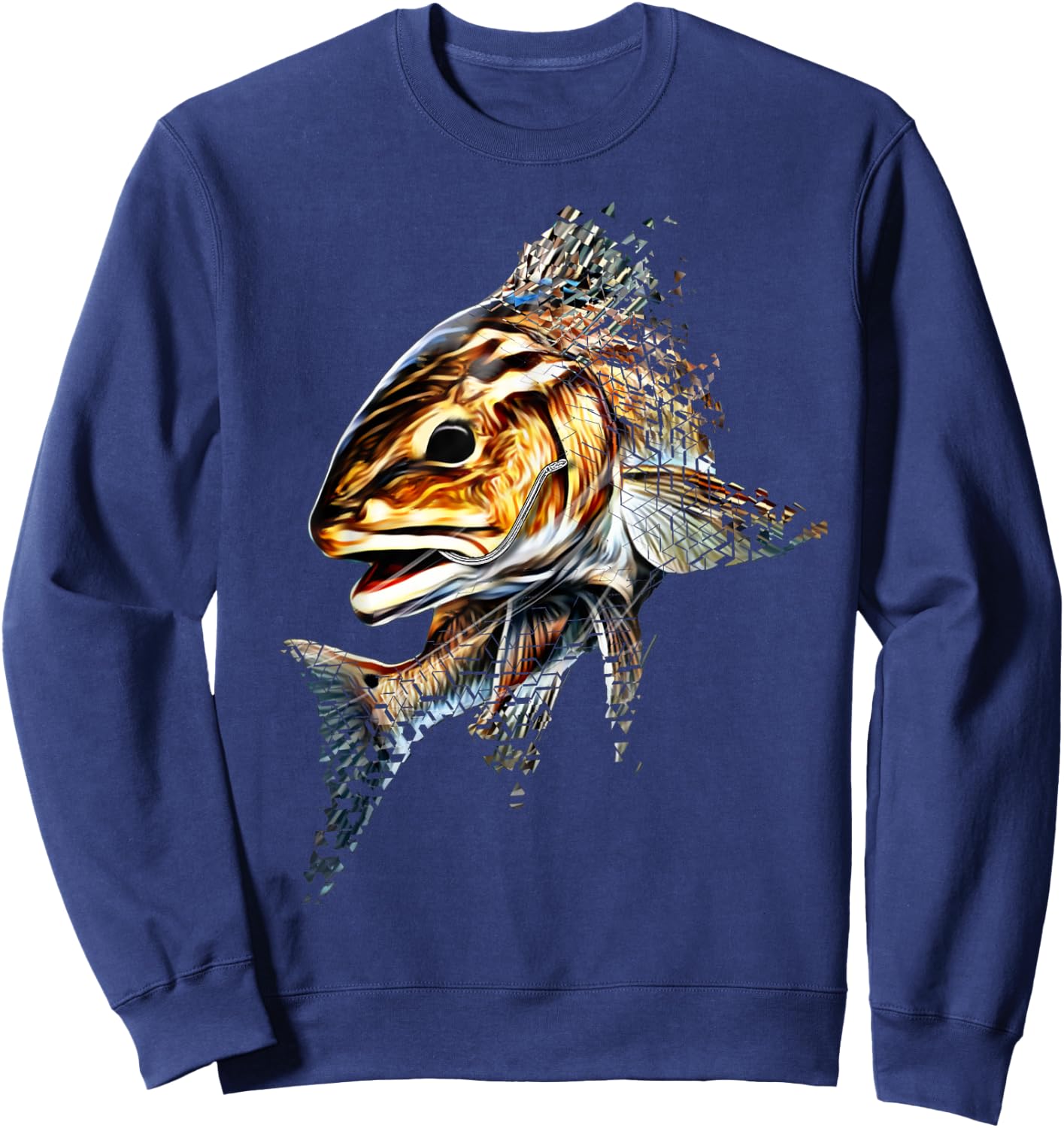 Redfish Fishing Shirt & Gear , Women & Kids Redfish Sweatshirt - Sweatshirt | Navy