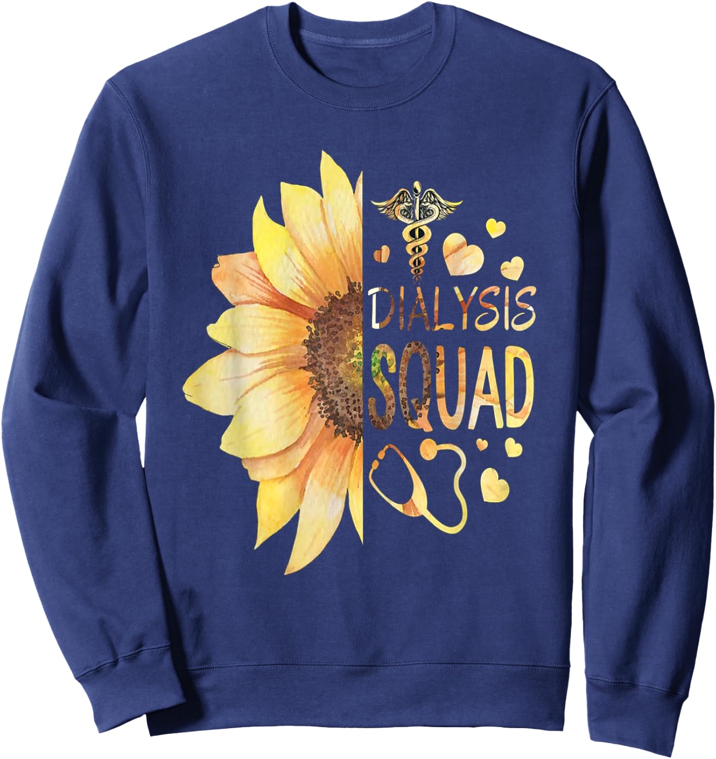 Dialysis Technician Nephrology Kidney Nurse Sweatshirt - Sweatshirt | Navy