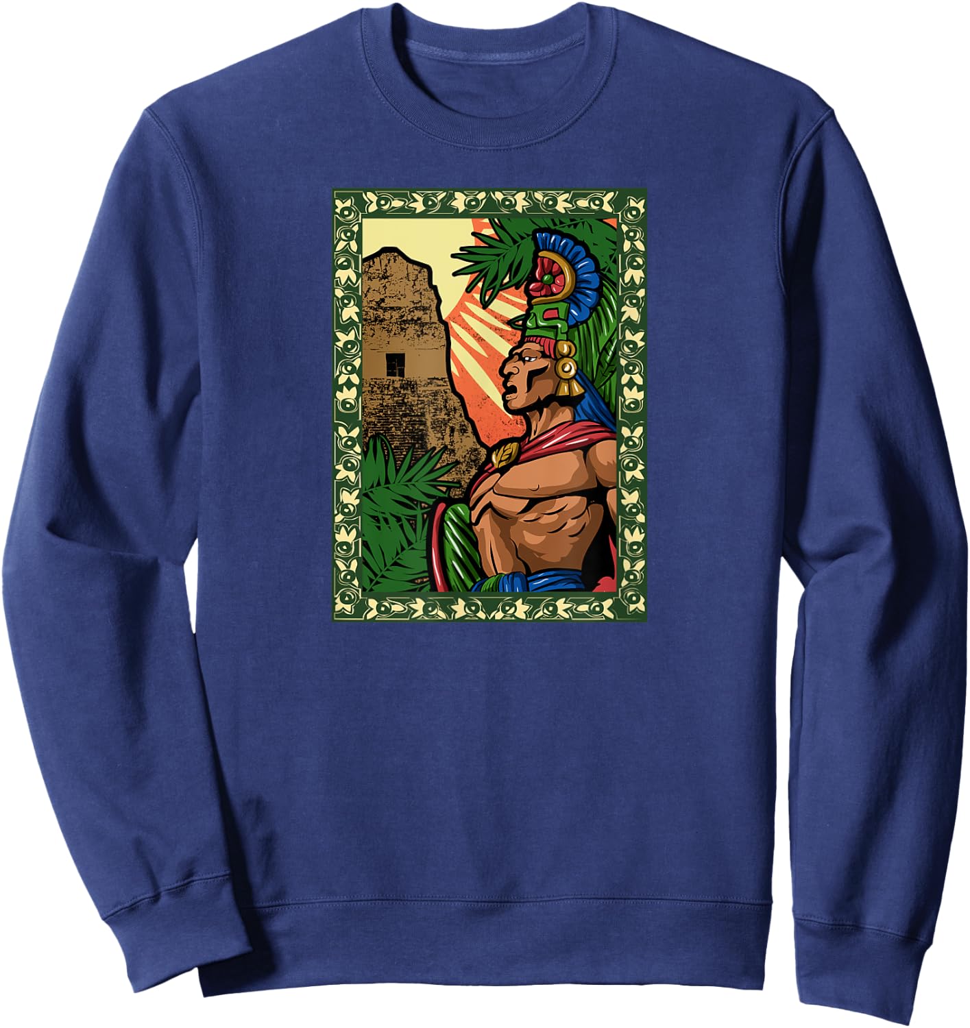 Guatemala Proud Hispanic Guate Guatemalan Tecun Uman Sweatshirt - Sweatshirt | Navy