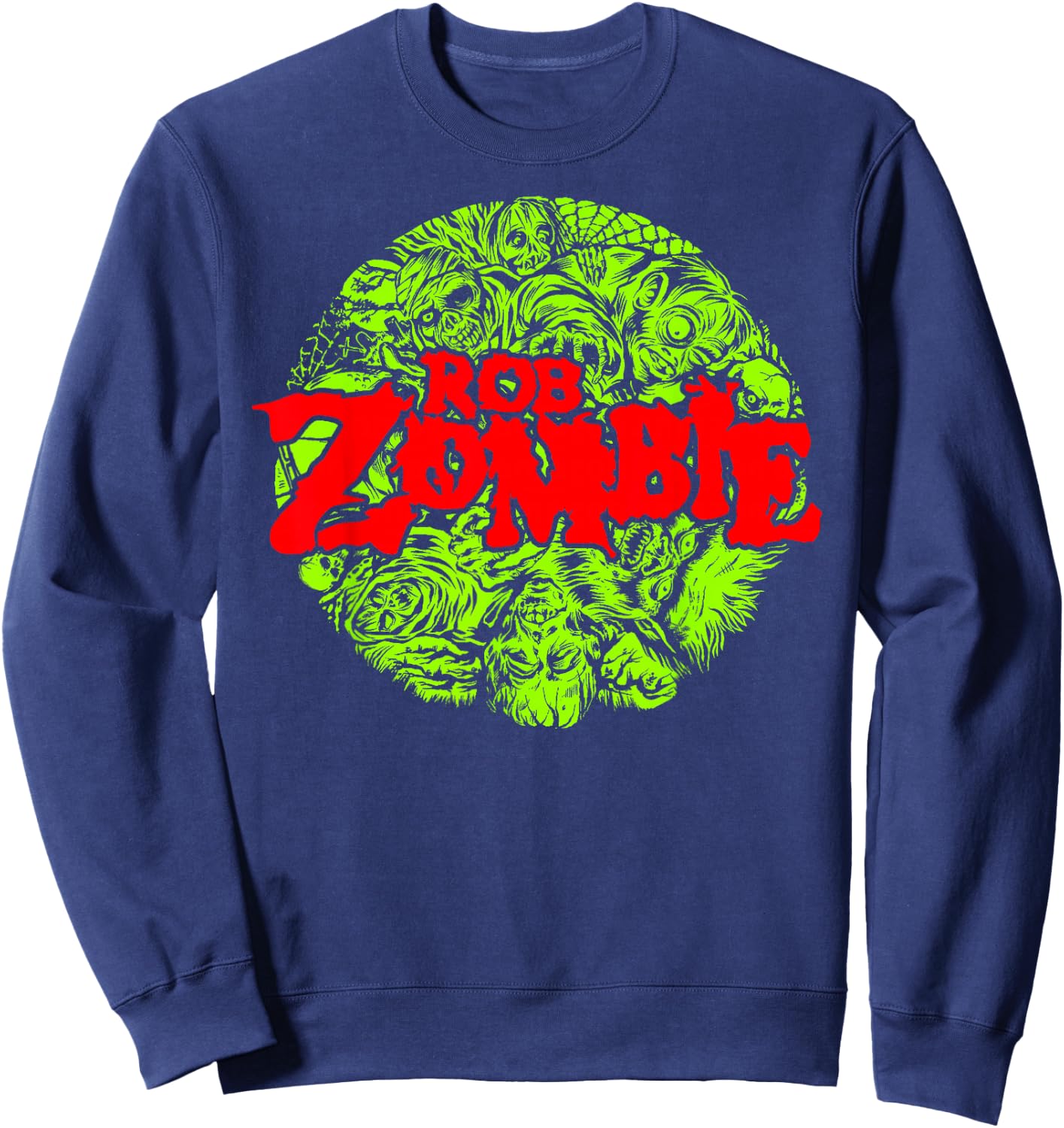 Rob Zombie – Monster Circle Sweatshirt - Sweatshirt | Navy