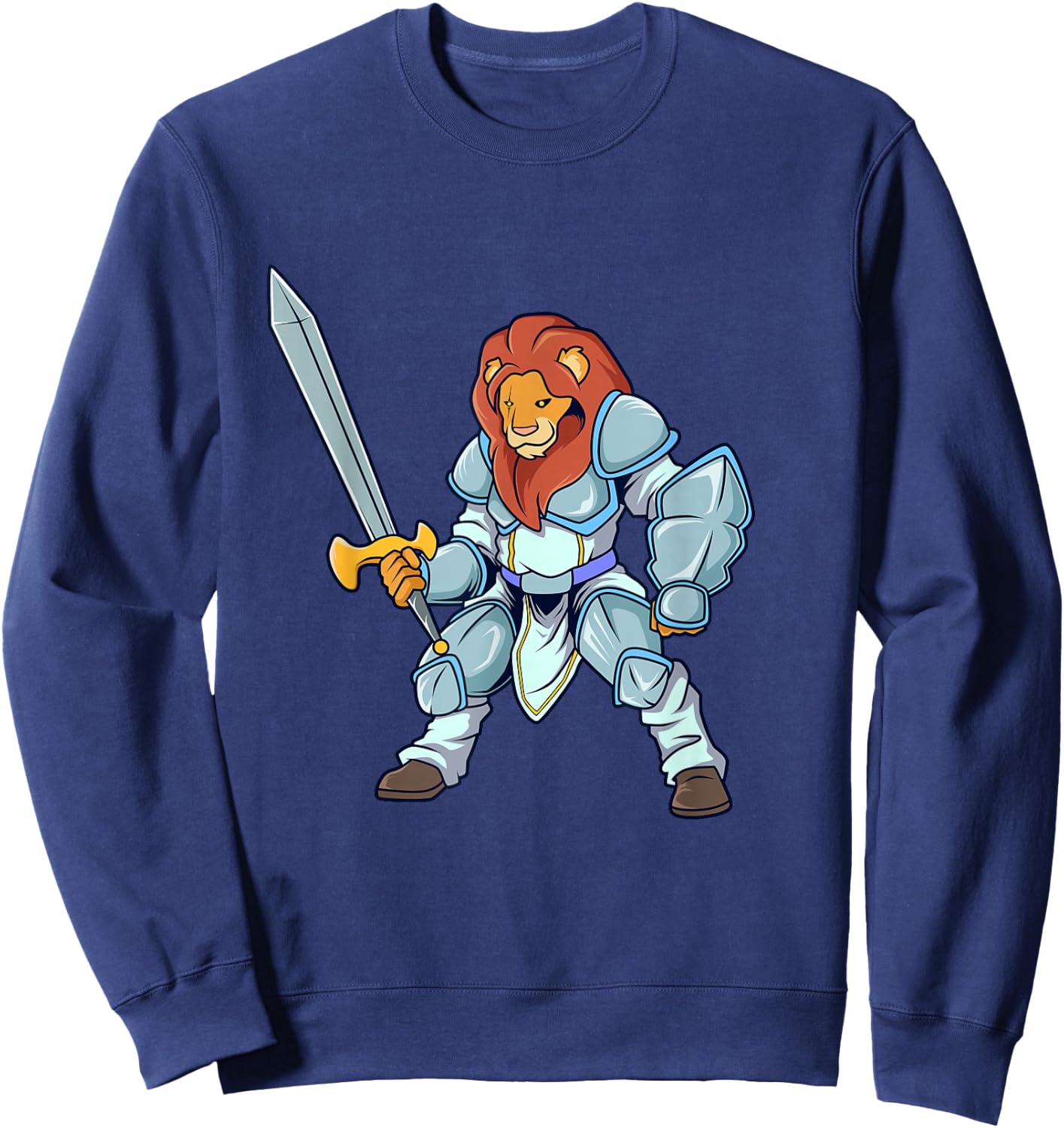 Roleplay Character - Paladin - Lion Sweatshirt - Sweatshirt | Navy