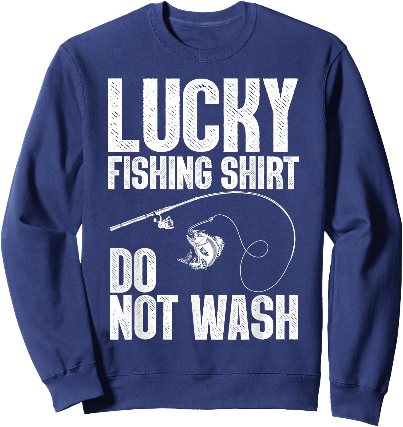Funny Fishing Design Women Kids Fisherman Fishing Sweatshirt - Sweatshirt | Navy