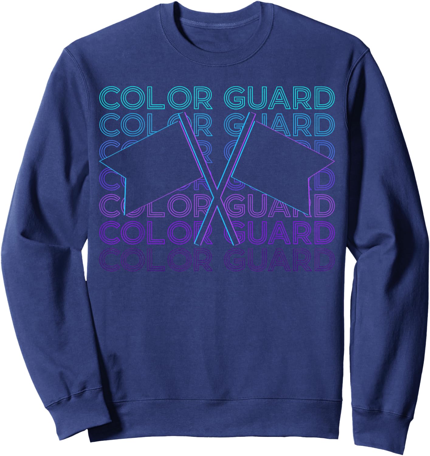 Color Guard Colour Guard Retro Sweatshirt - Sweatshirt | Navy