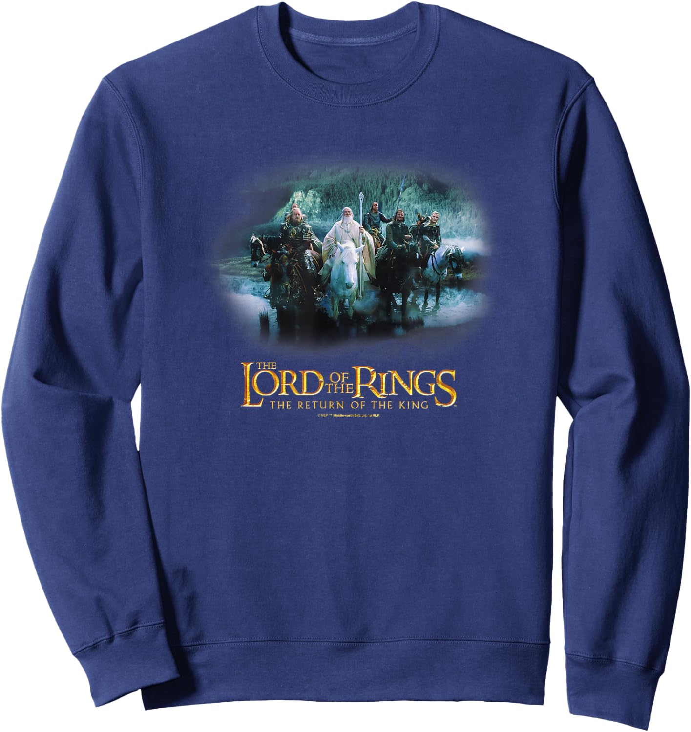 The Lord Of The Rings The Return Of The King Pic Logo Sweatshirt - Sweatshirt | Navy
