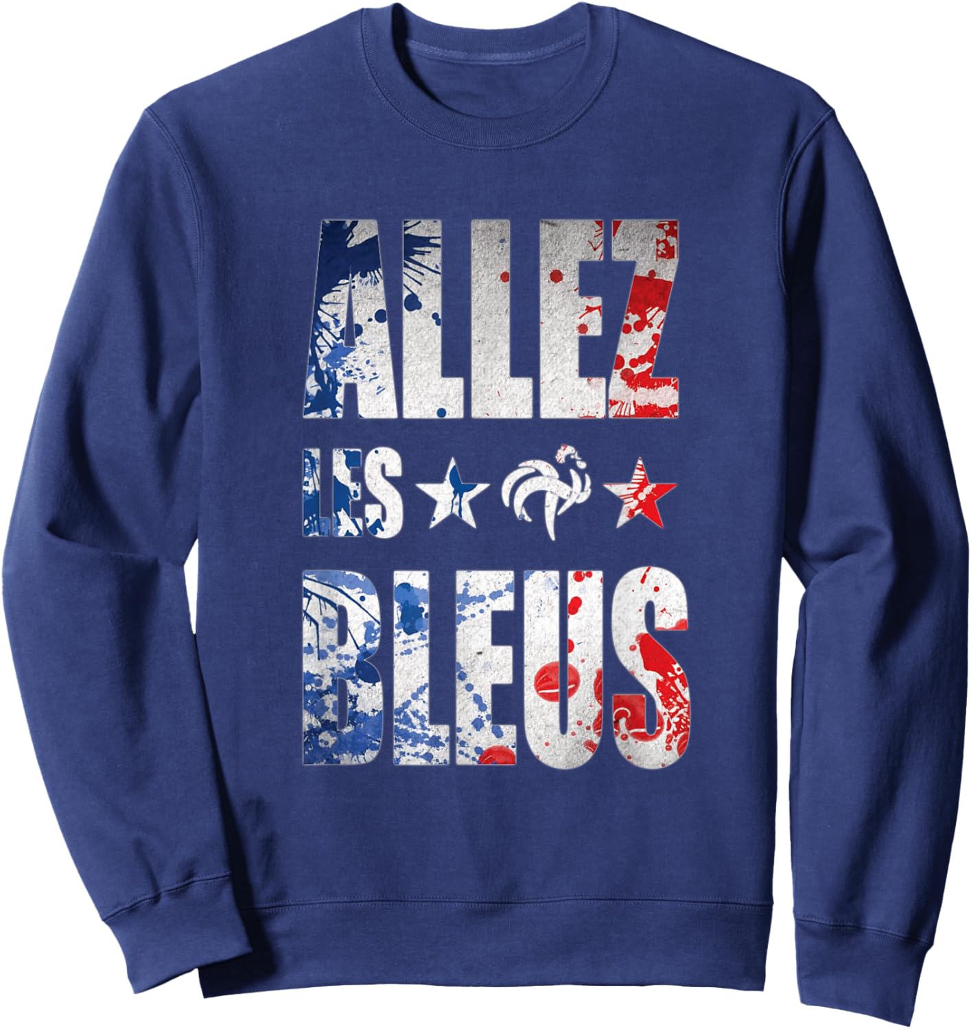 Go the Blue, For the fans of the French team Sweatshirt - Sweatshirt | Navy