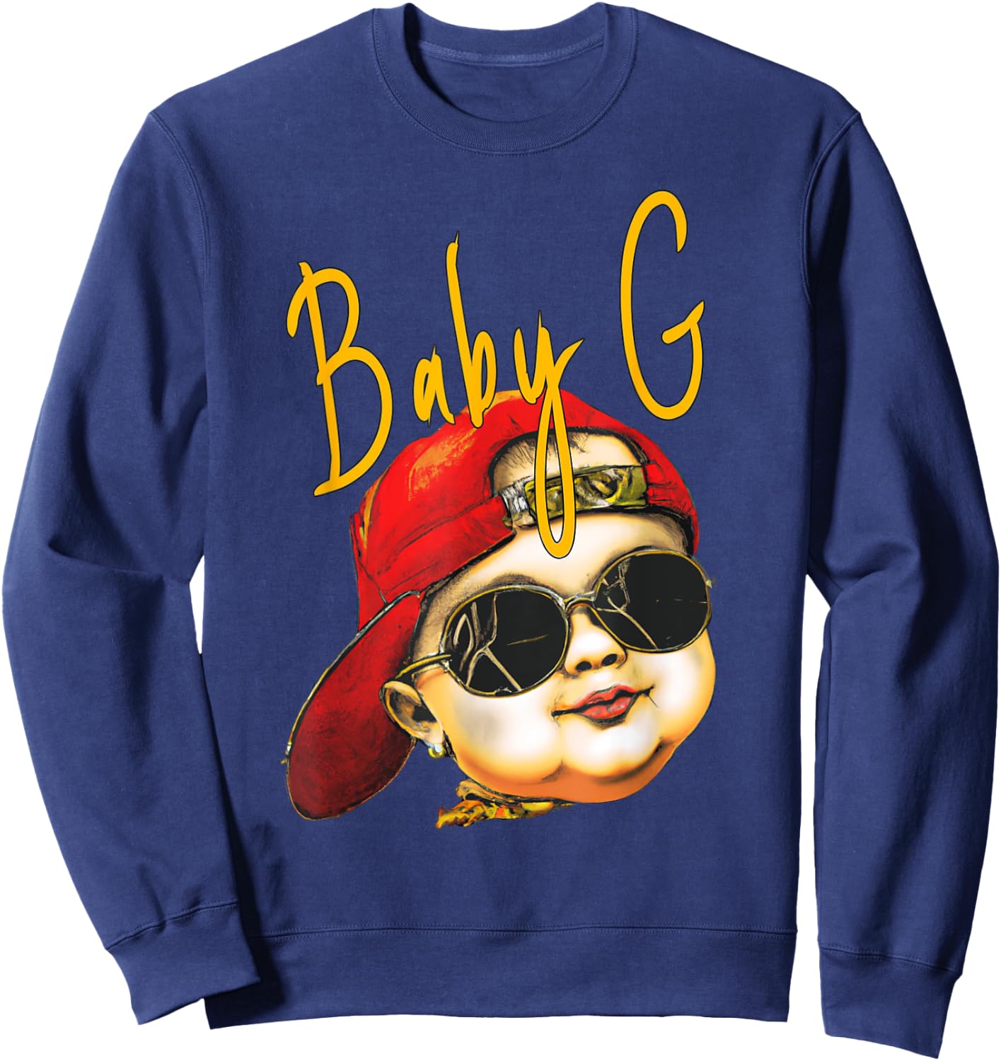 Baby G Hip Hop Baby Sweatshirt - Sweatshirt | Navy