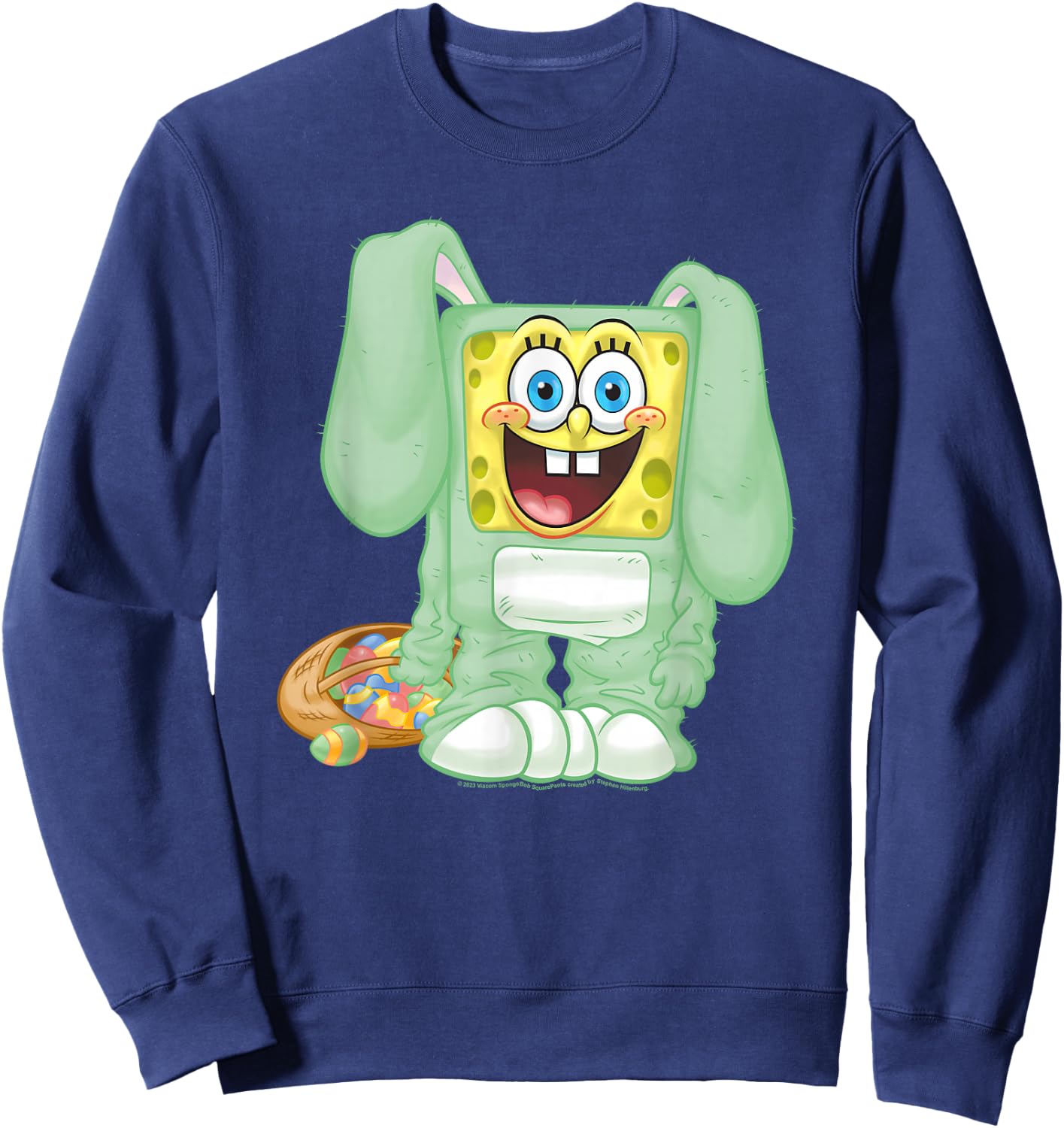 SpongeBob SquarePants Easter Bunny Suit Sweatshirt - Sweatshirt | Navy