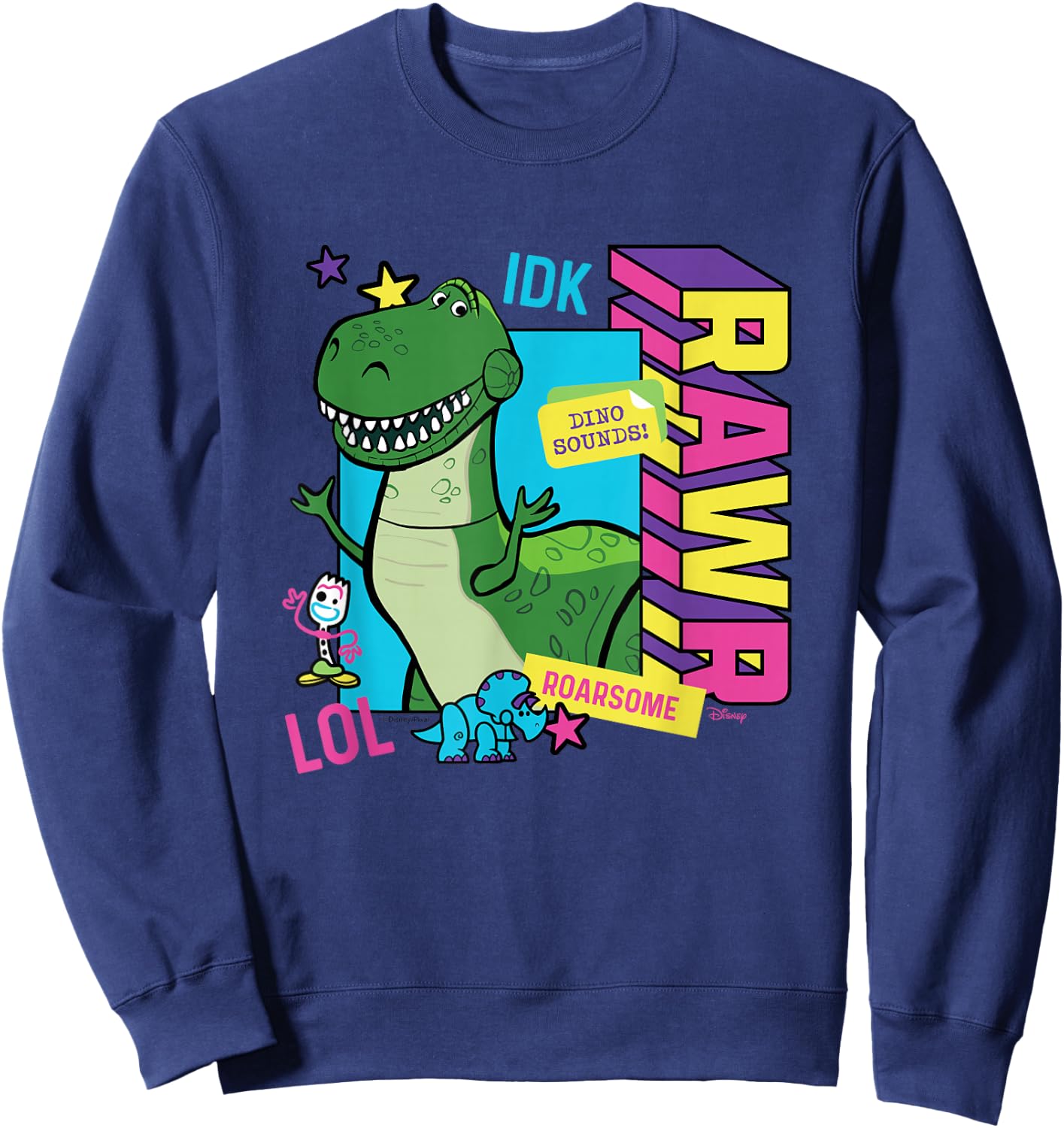 Toy Story - Rex Graphic Sweatshirt - Sweatshirt | Navy