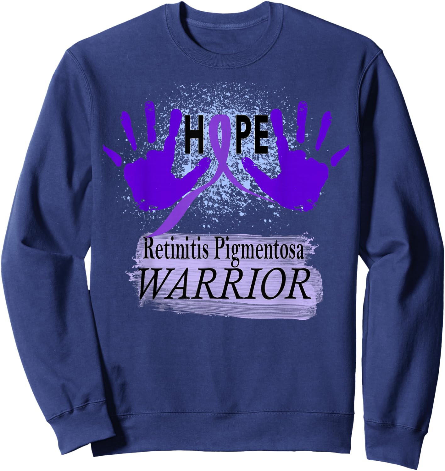 Retinitis Pigmentosa Awareness Sweatshirt - Sweatshirt | Navy