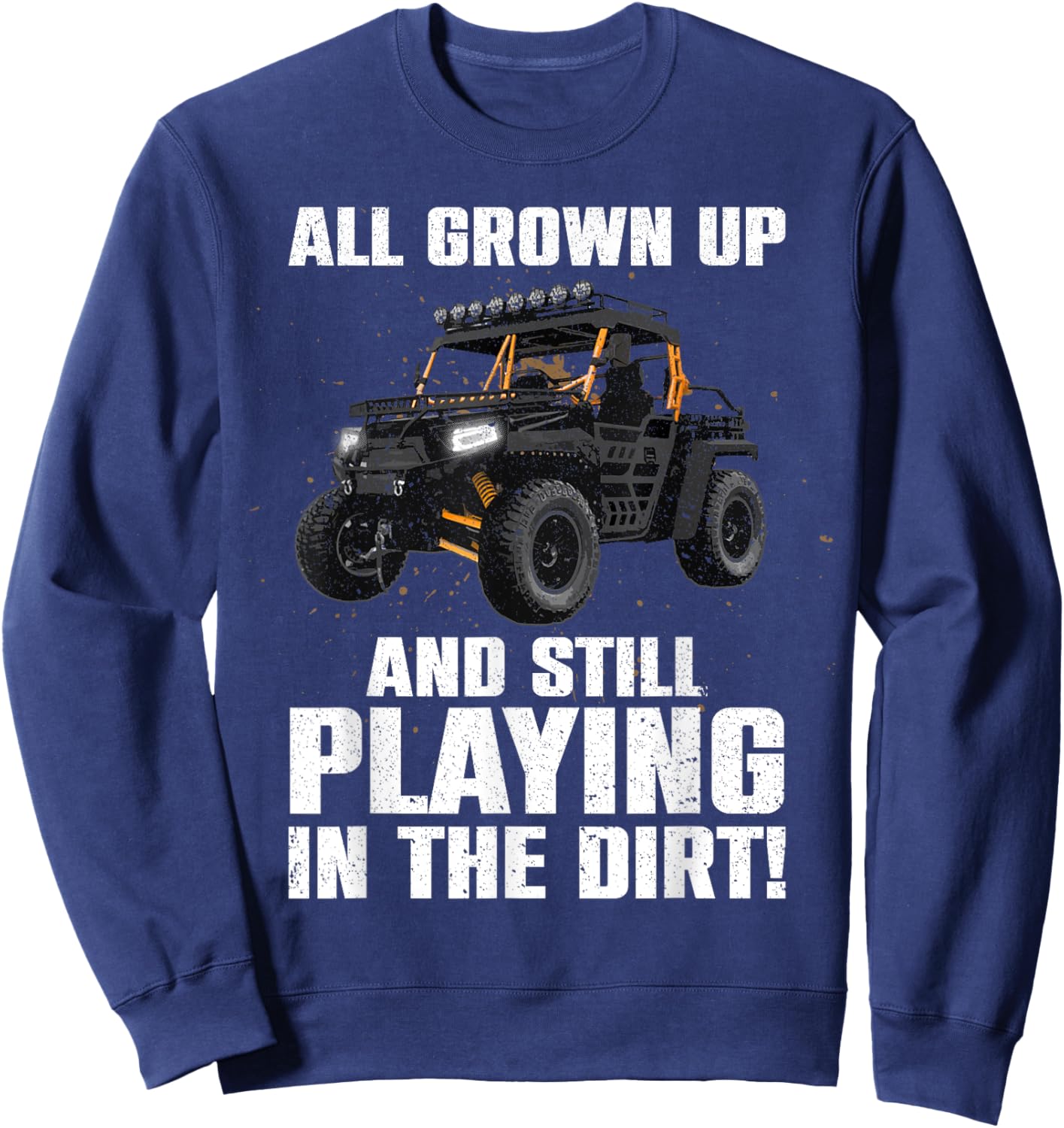 Cute Side-By-Side Art Women Offroad Mudding SxS UTV Sweatshirt - Sweatshirt | Navy